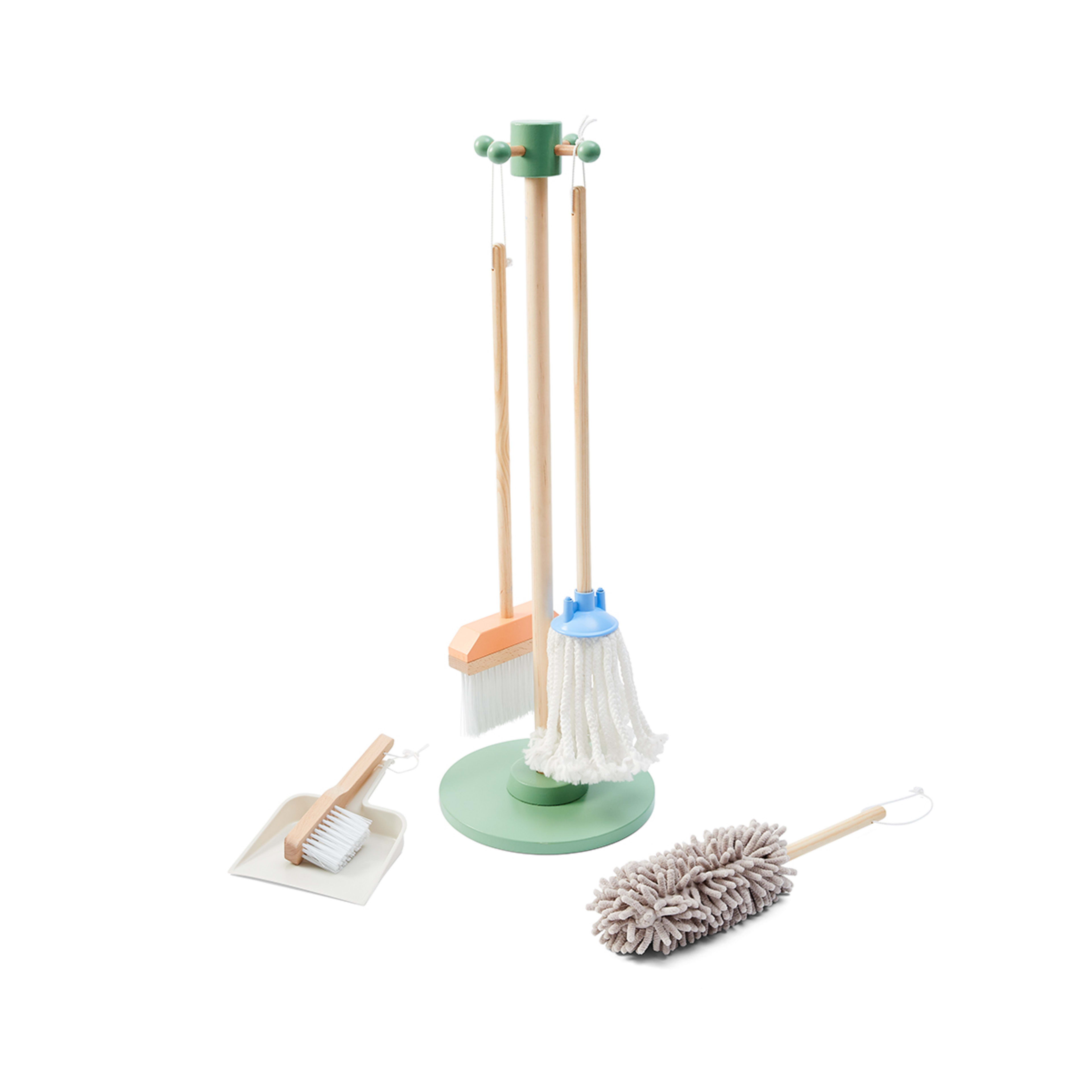 3 6 Piece Wooden Cleaning Toy Set, 3 of 7