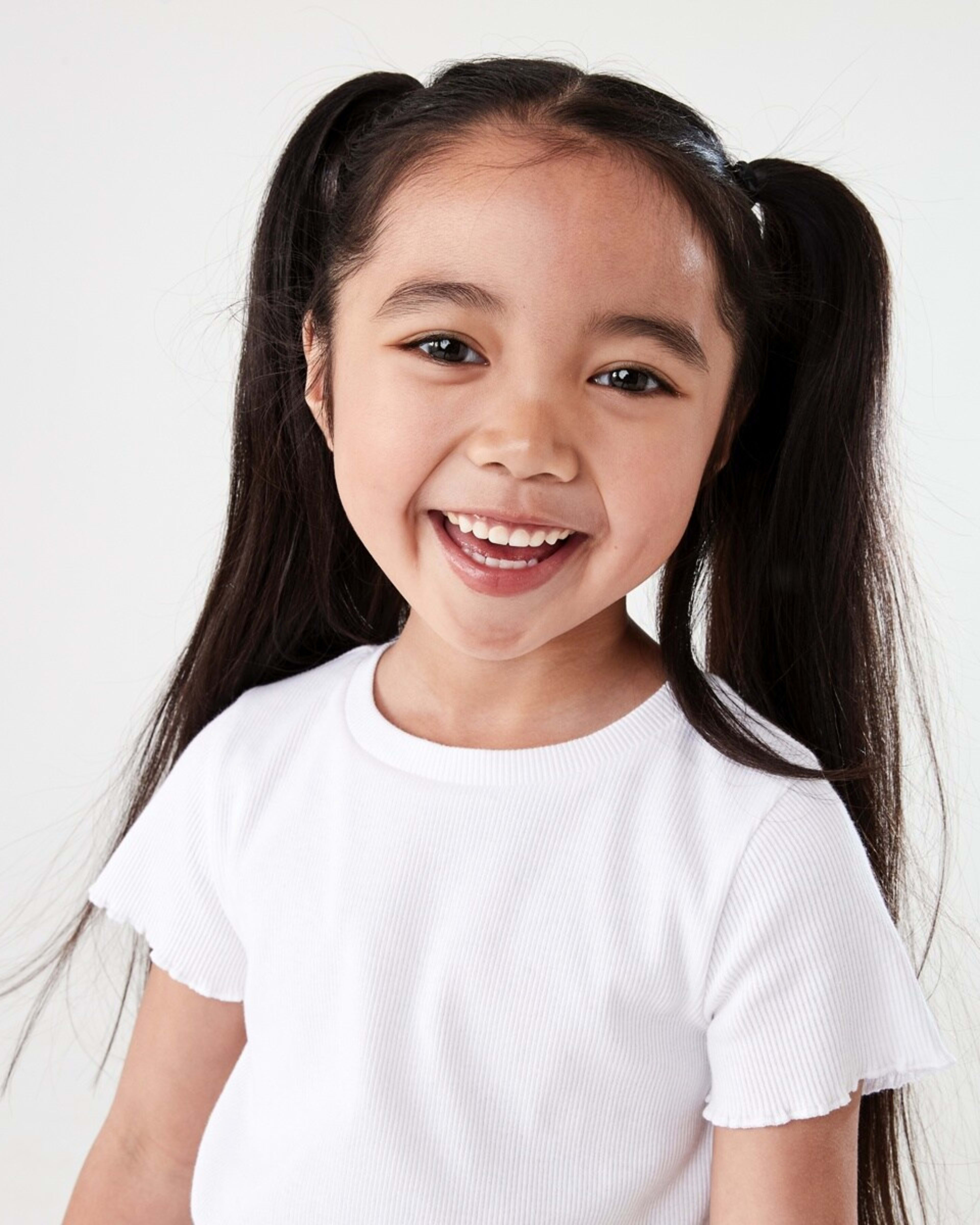 3 Short Sleeve Rib T-shirt WHITE, 3 of 7