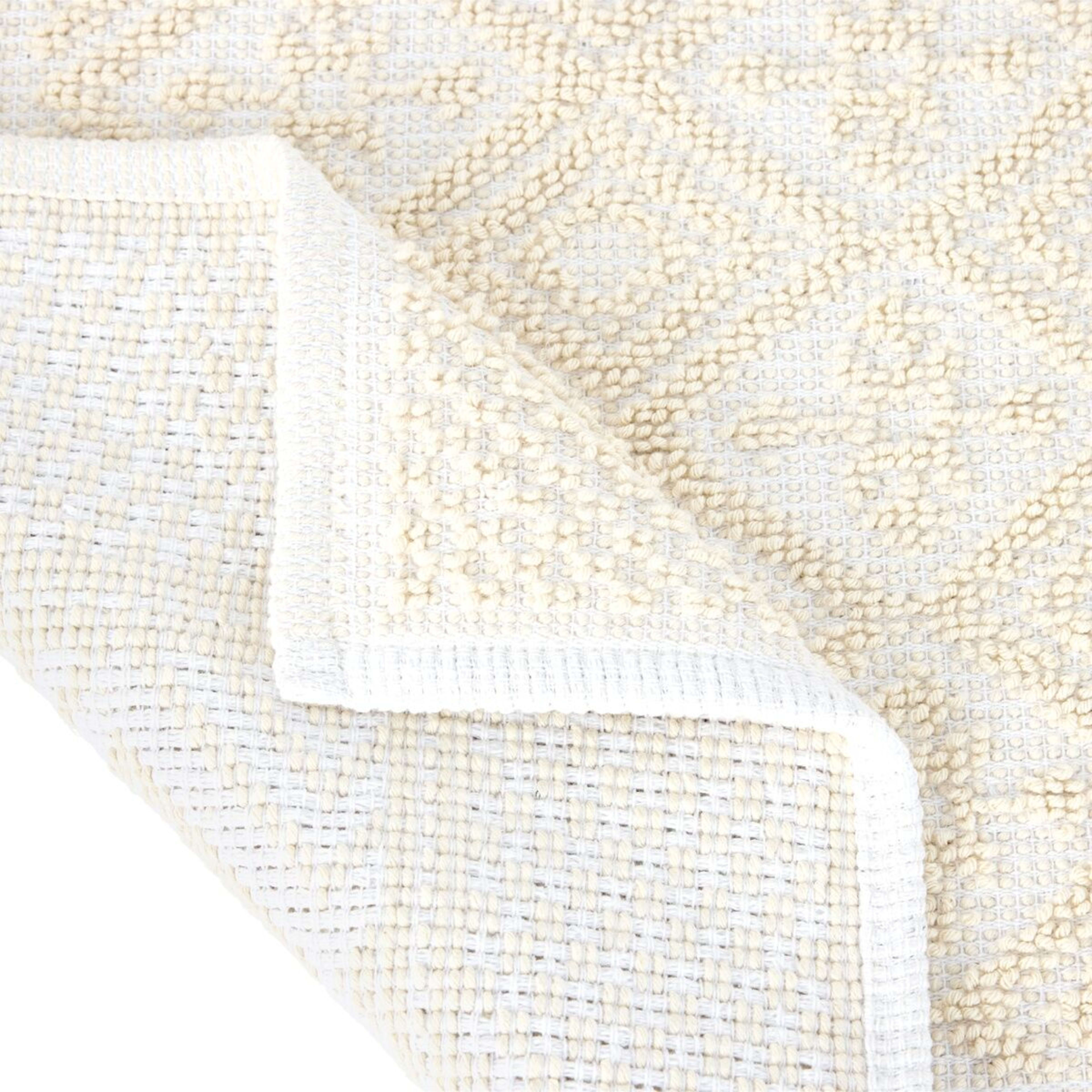 2 Jacquard Bath Mat - Natural, 2 of 5