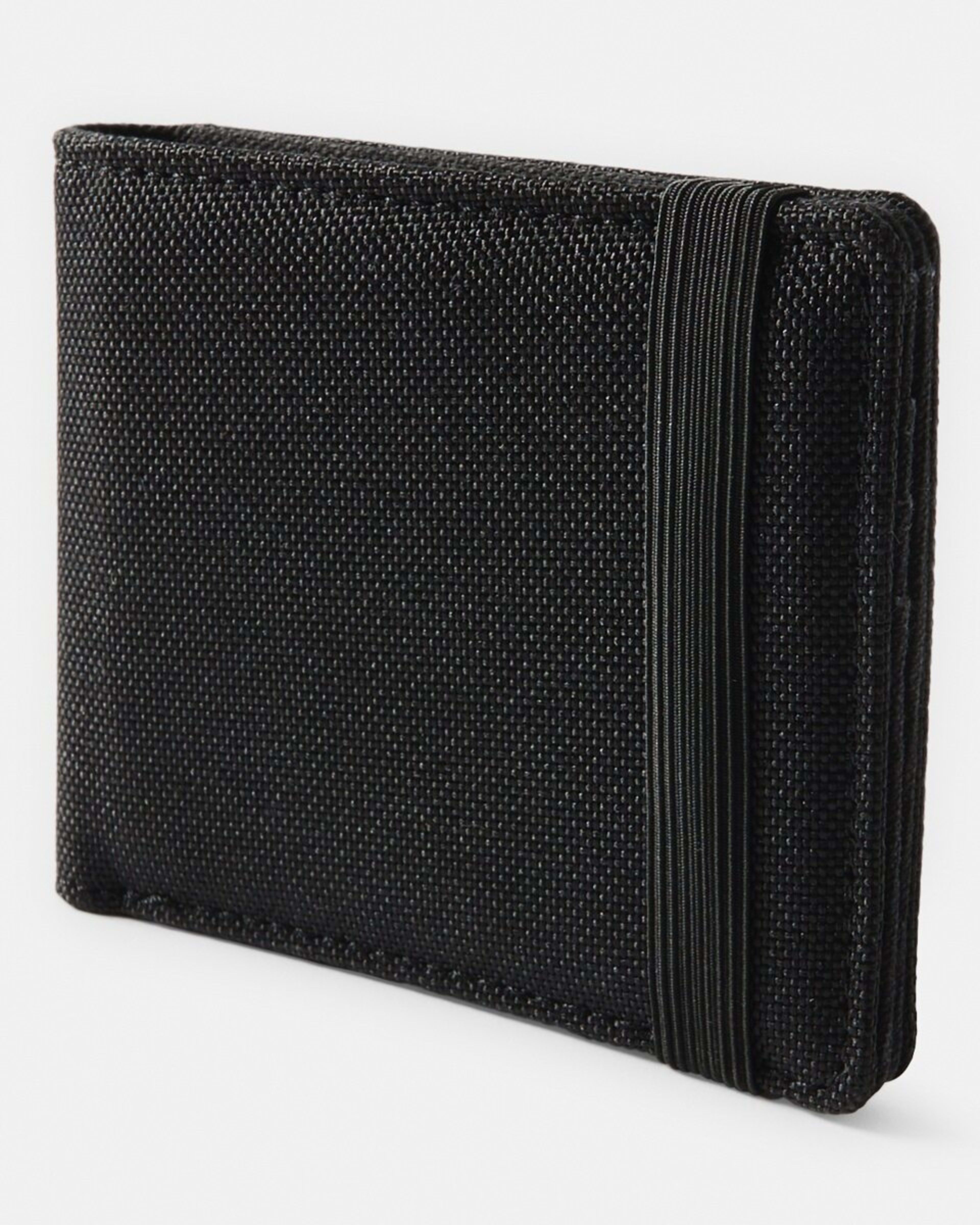 2 Canvas Billfold Wallet Black, 2 of 6