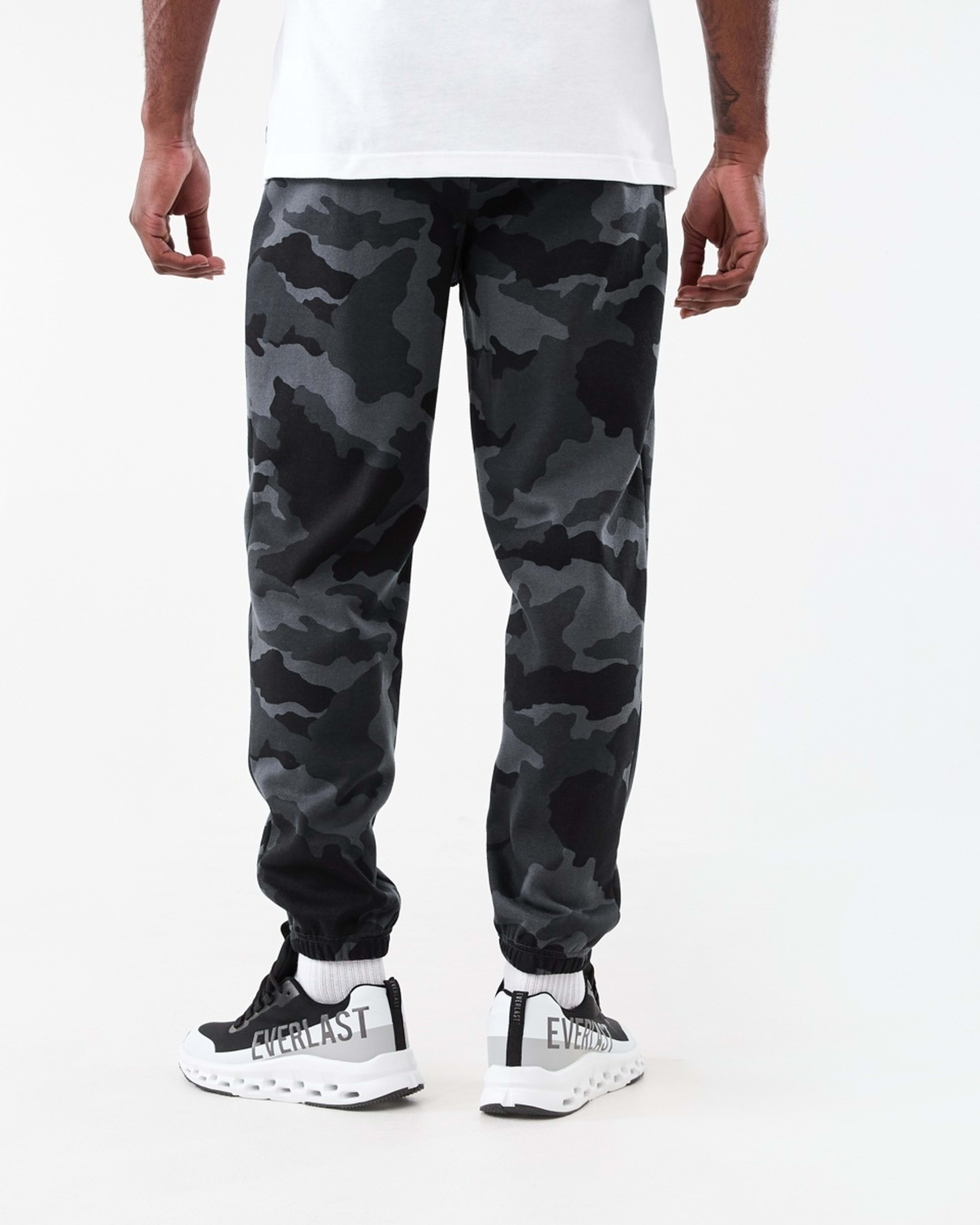 3 Everlast Mens Camo Trackpants Char Camo, 3 of 7