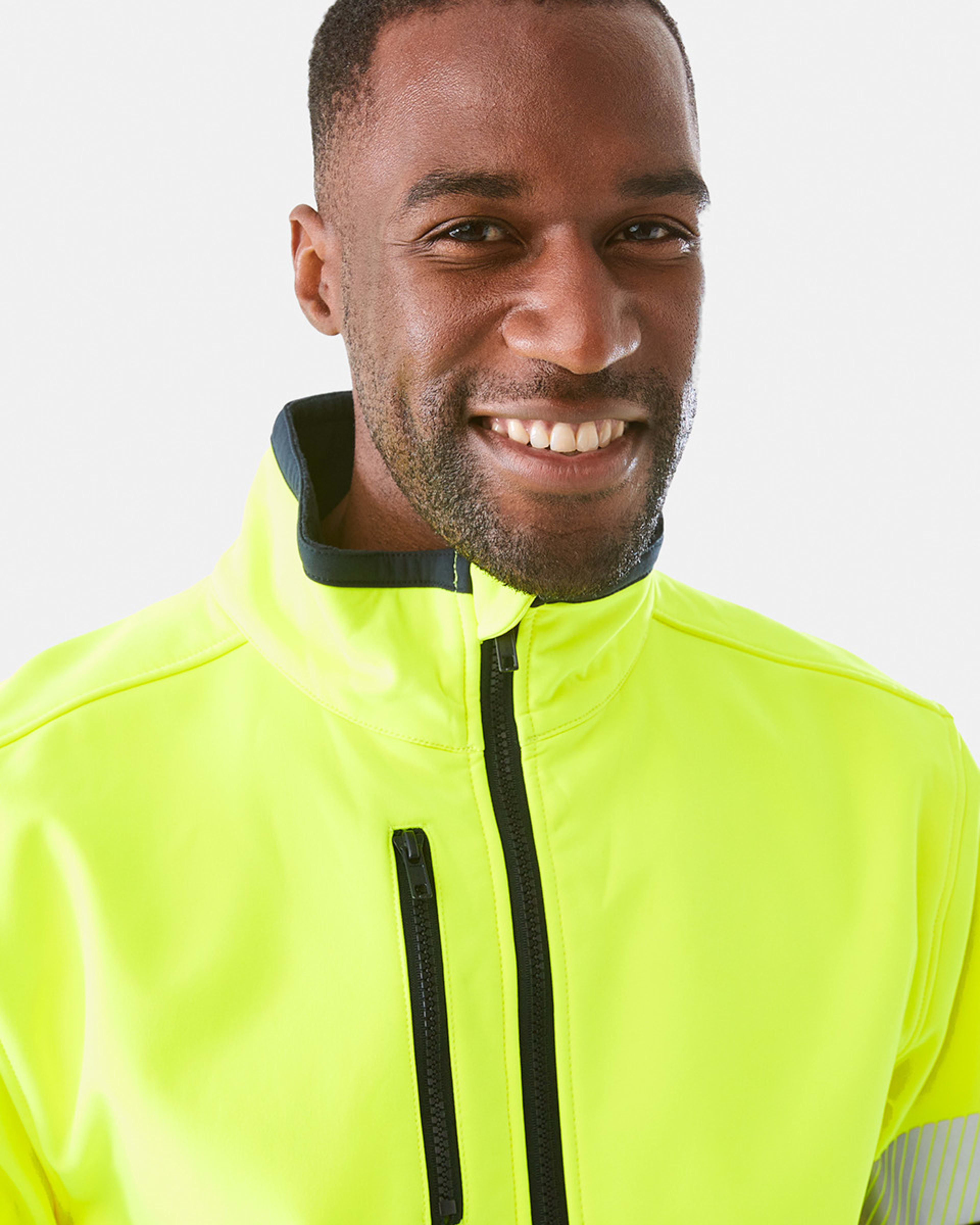 Workwear Soft Shell High Visibility Jacket Kmart