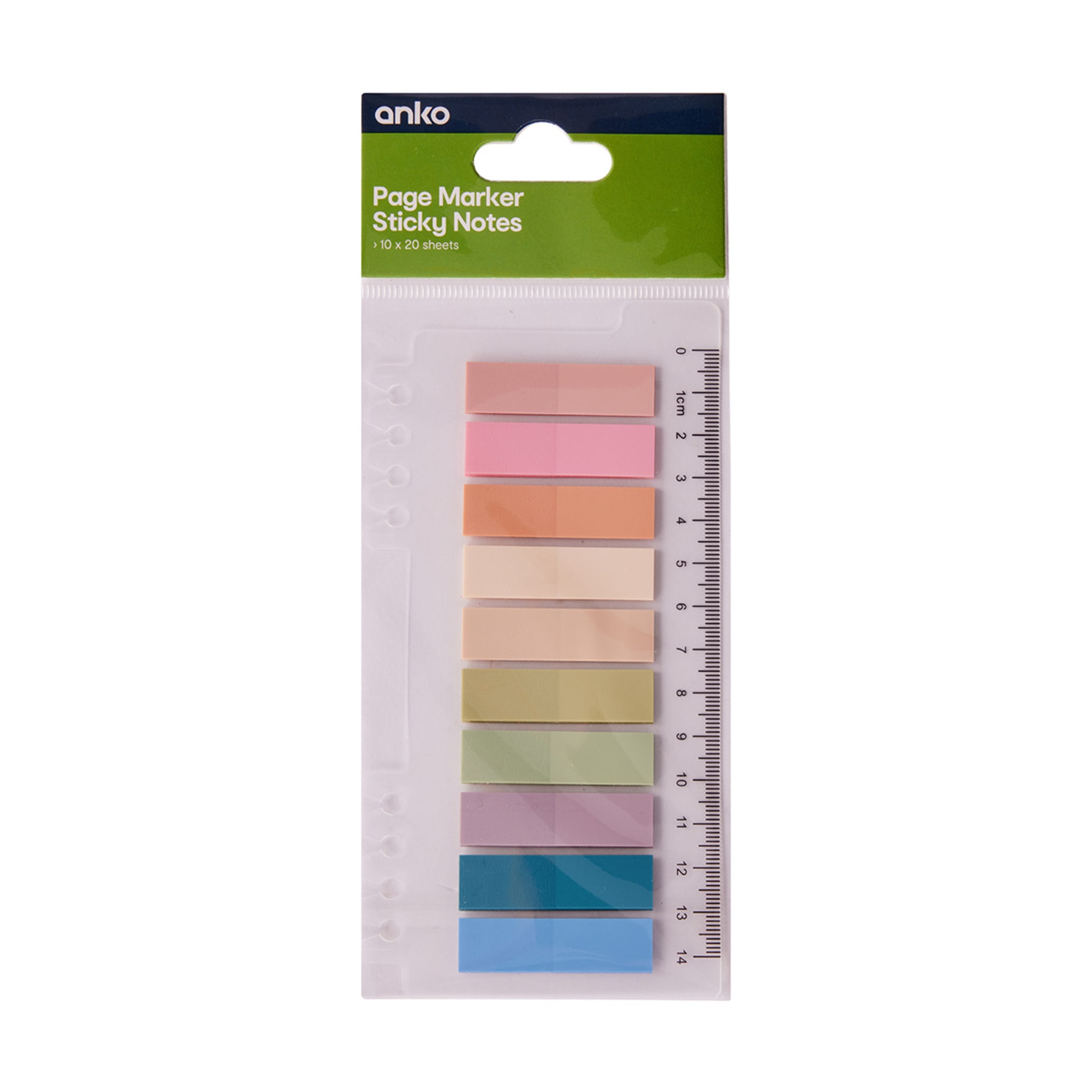 10 Pack Page Marker Sticky Notes Kmart NZ