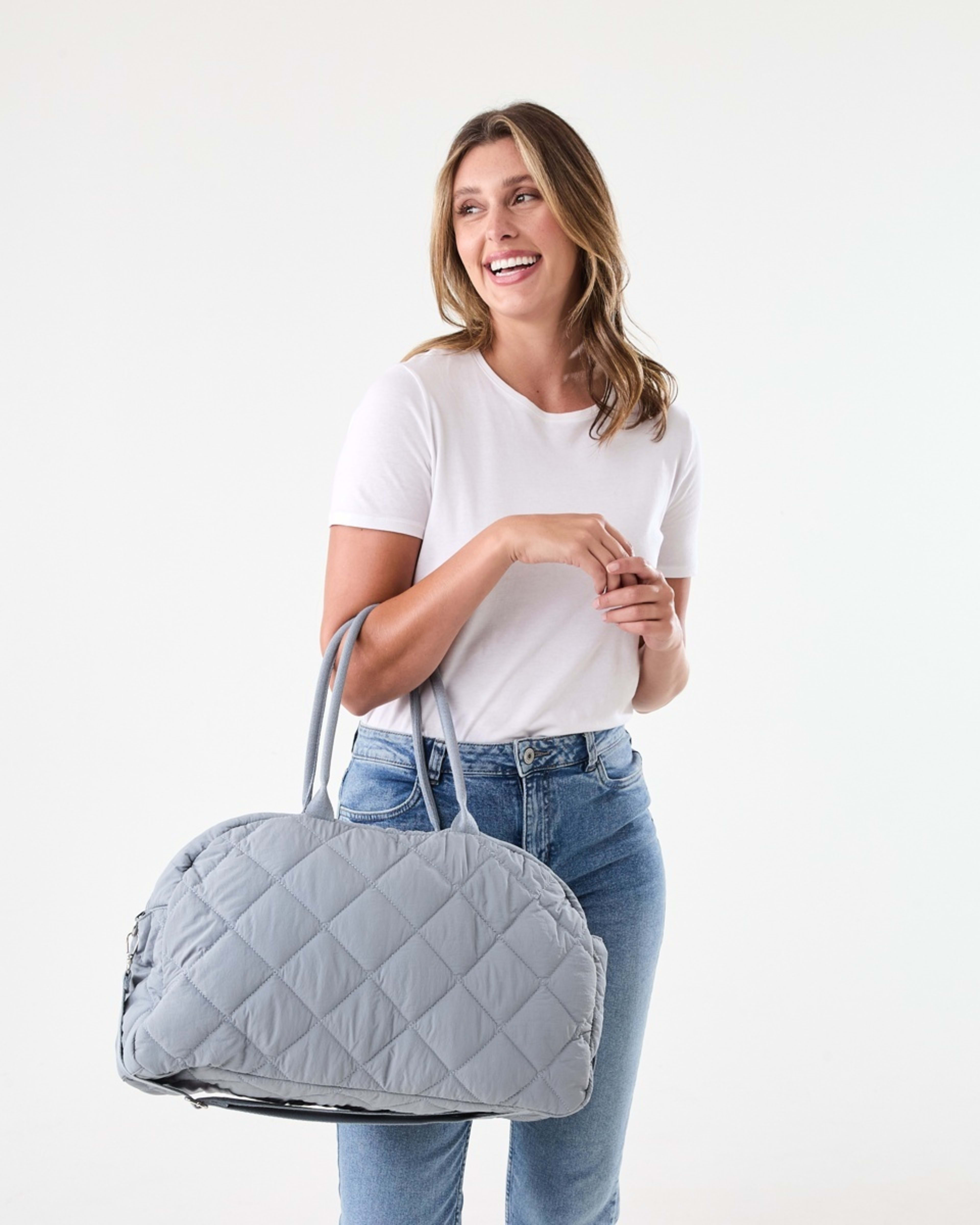 4 Puff Weekender Bag Storm Blue, 4 of 5