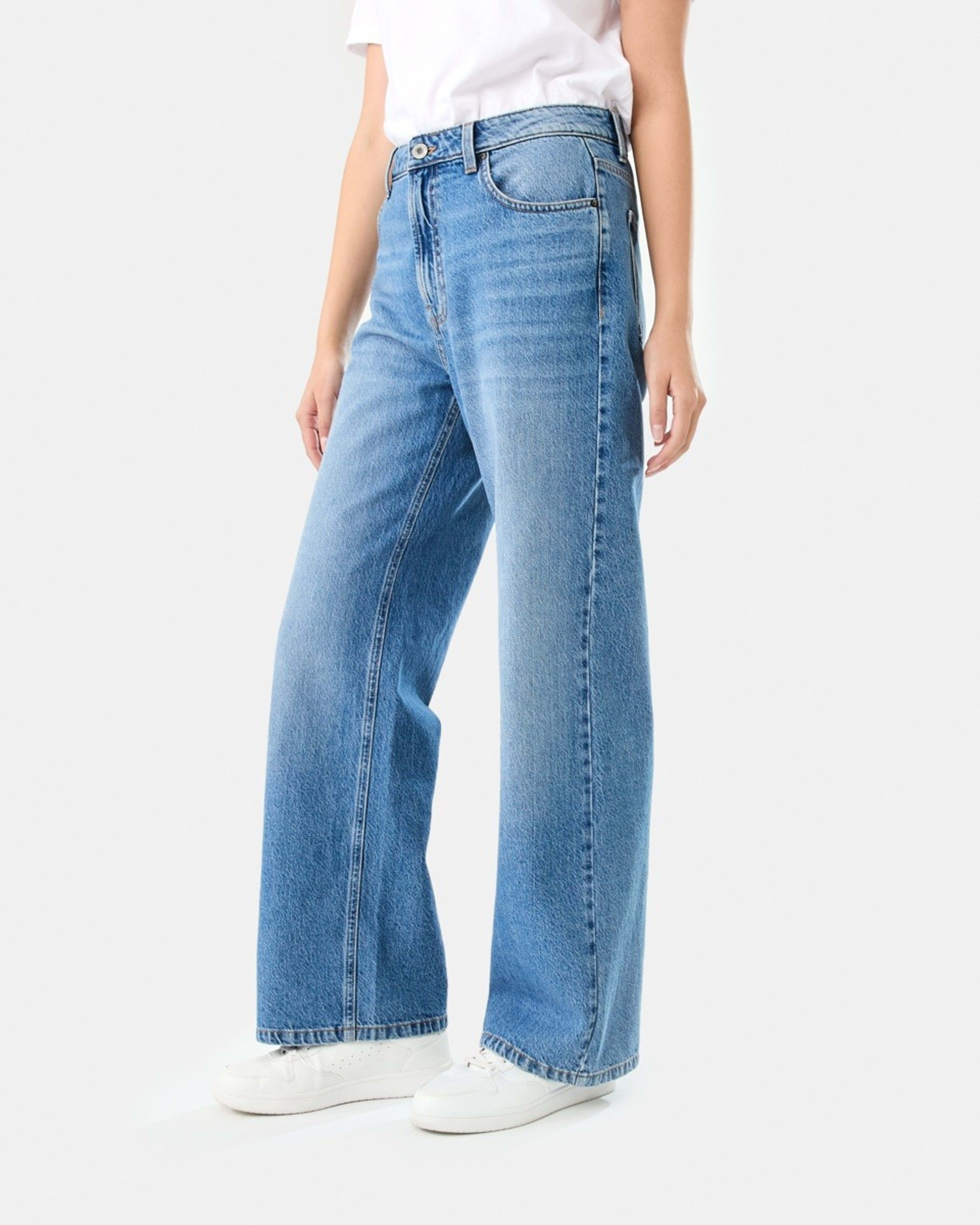 3 Straight Leg Jeans MID WASH, 3 of 11
