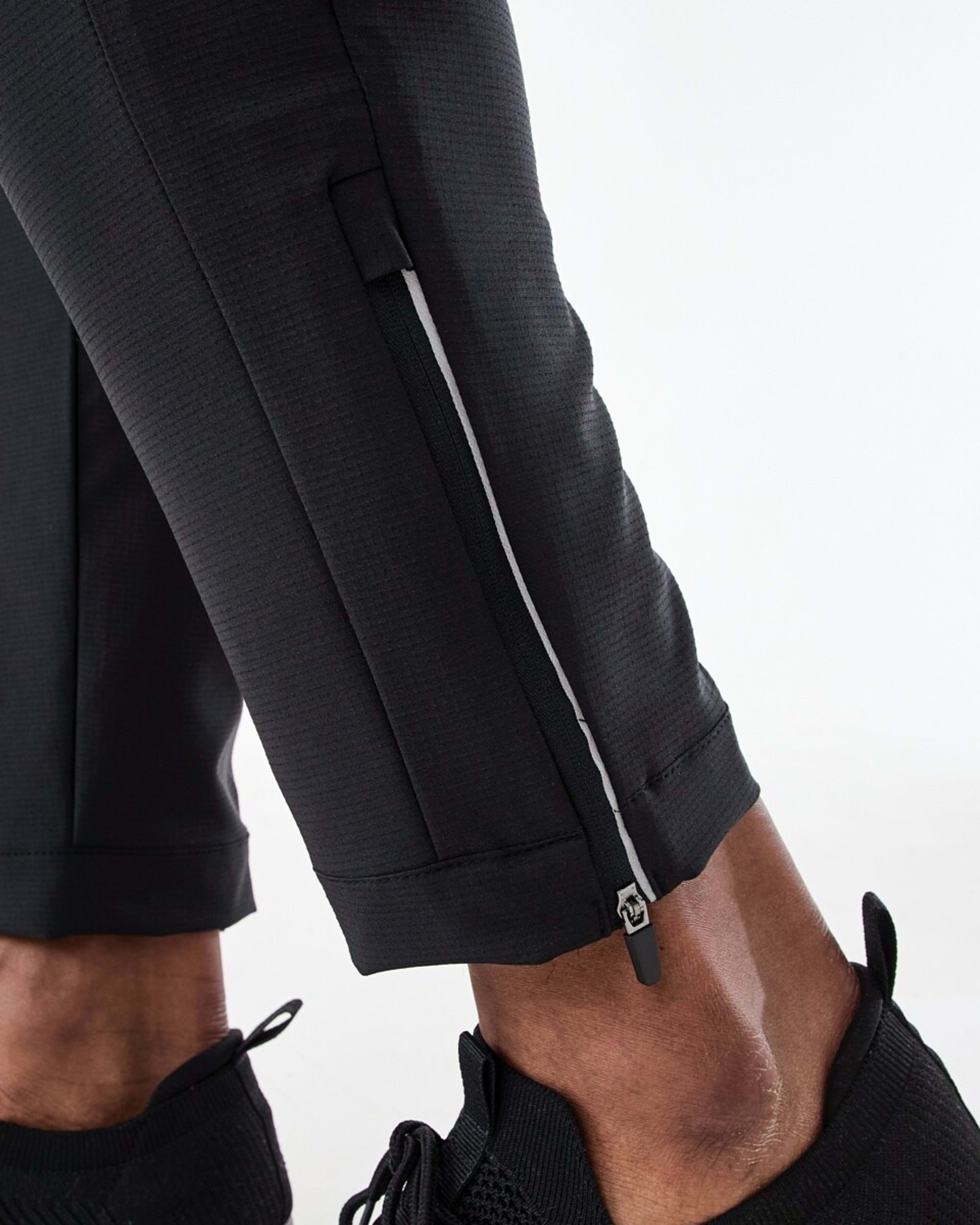 6 Active Mens Stretch Woven Joggers BLACK, 6 of 7