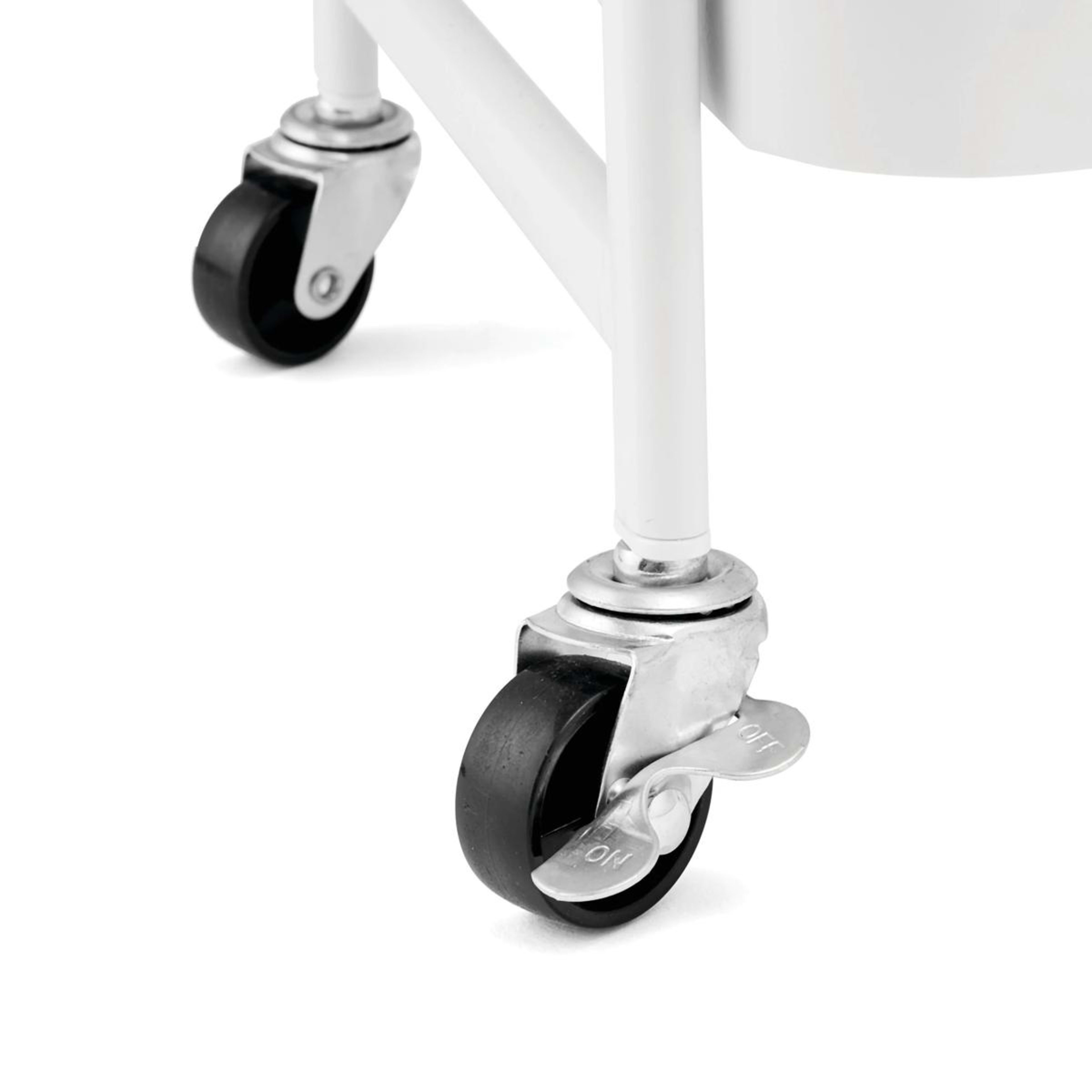 8 White 3 Tier Trolley, 8 of 8