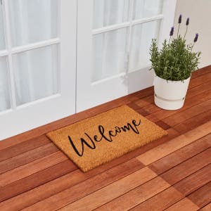 Funny Doormat, Eyes Welcome Mat, Cute Door Mat, Modern Welcome Mat, Simple Doormat  Outdoor, Front Porch Decor, New Home Gift Man, Coir Mat 