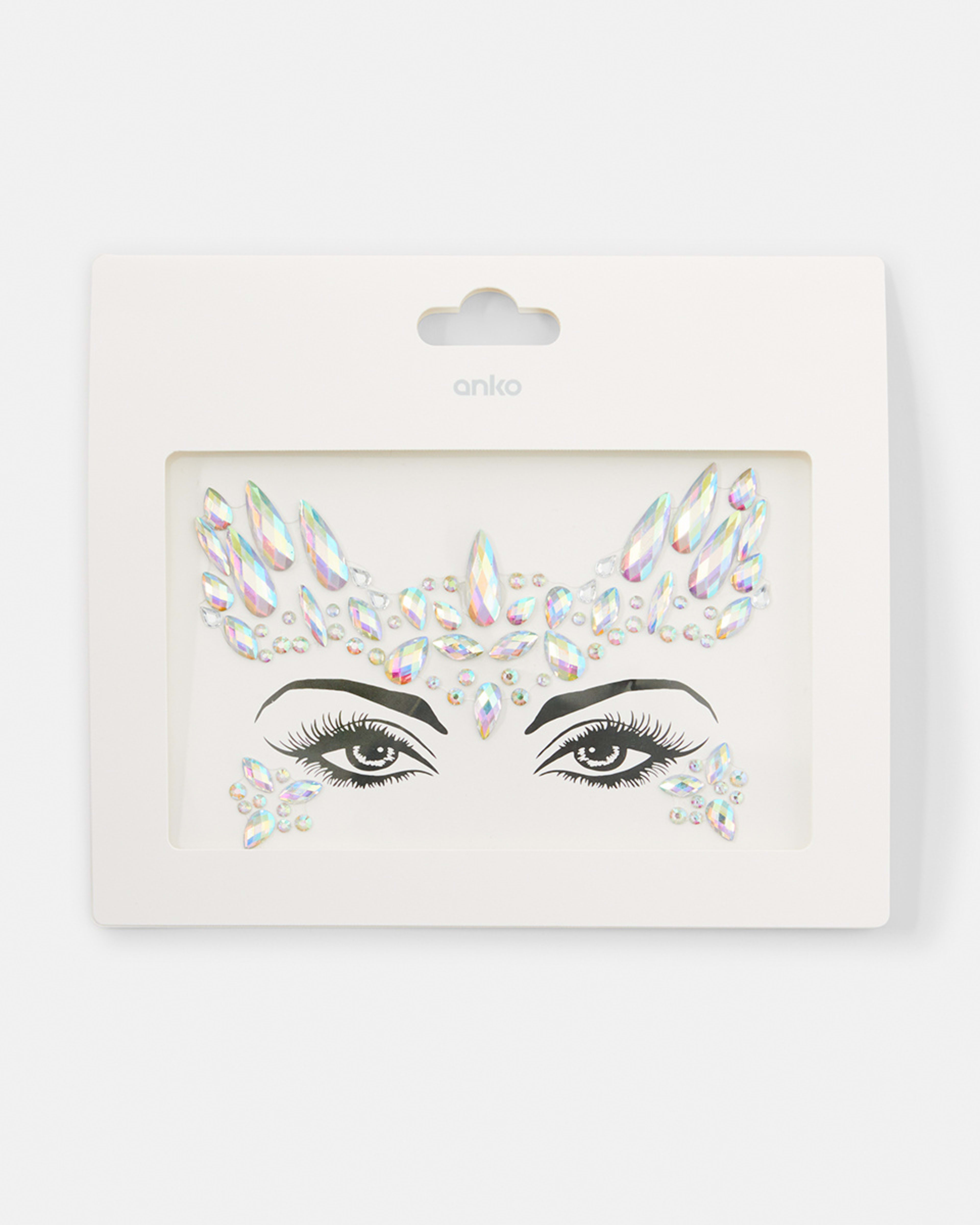 Face Gems Silver Tone Kmart NZ