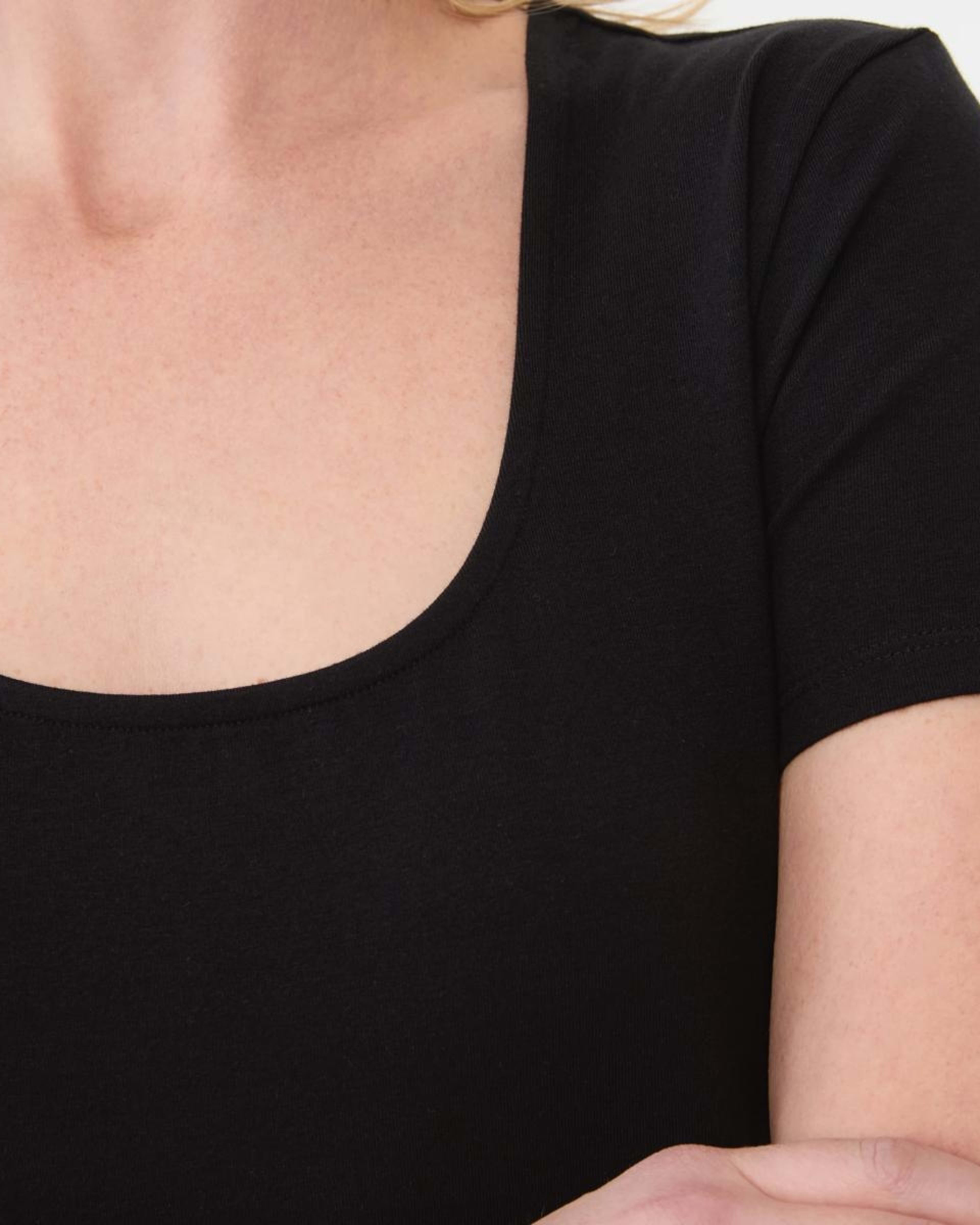 5 Short Sleeve Fitted T-shirt BLACK, 5 of 5