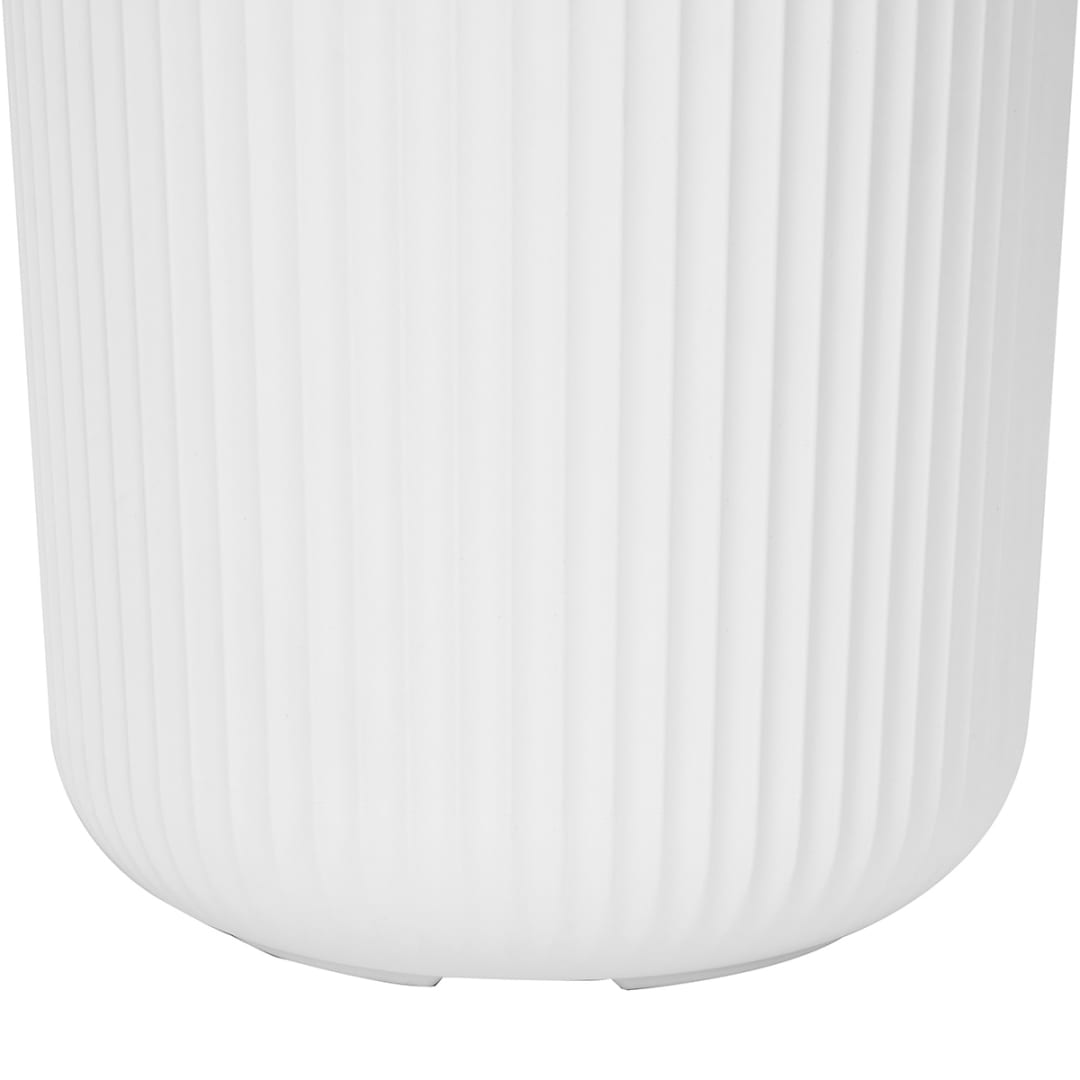 38cm Linear Plastic Pot - White - Kmart