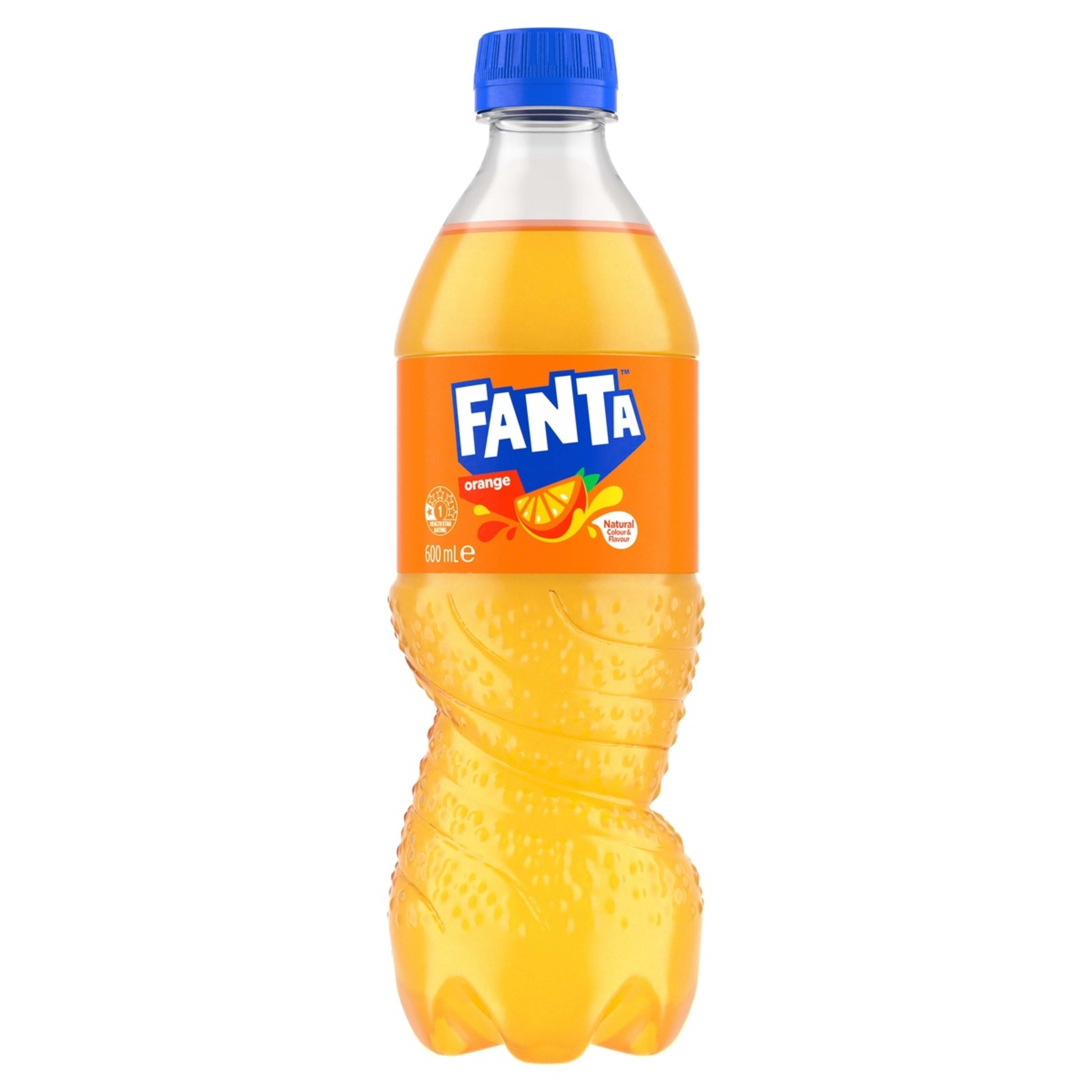 1 Fanta Orange Soft Drink Bottle 600ml