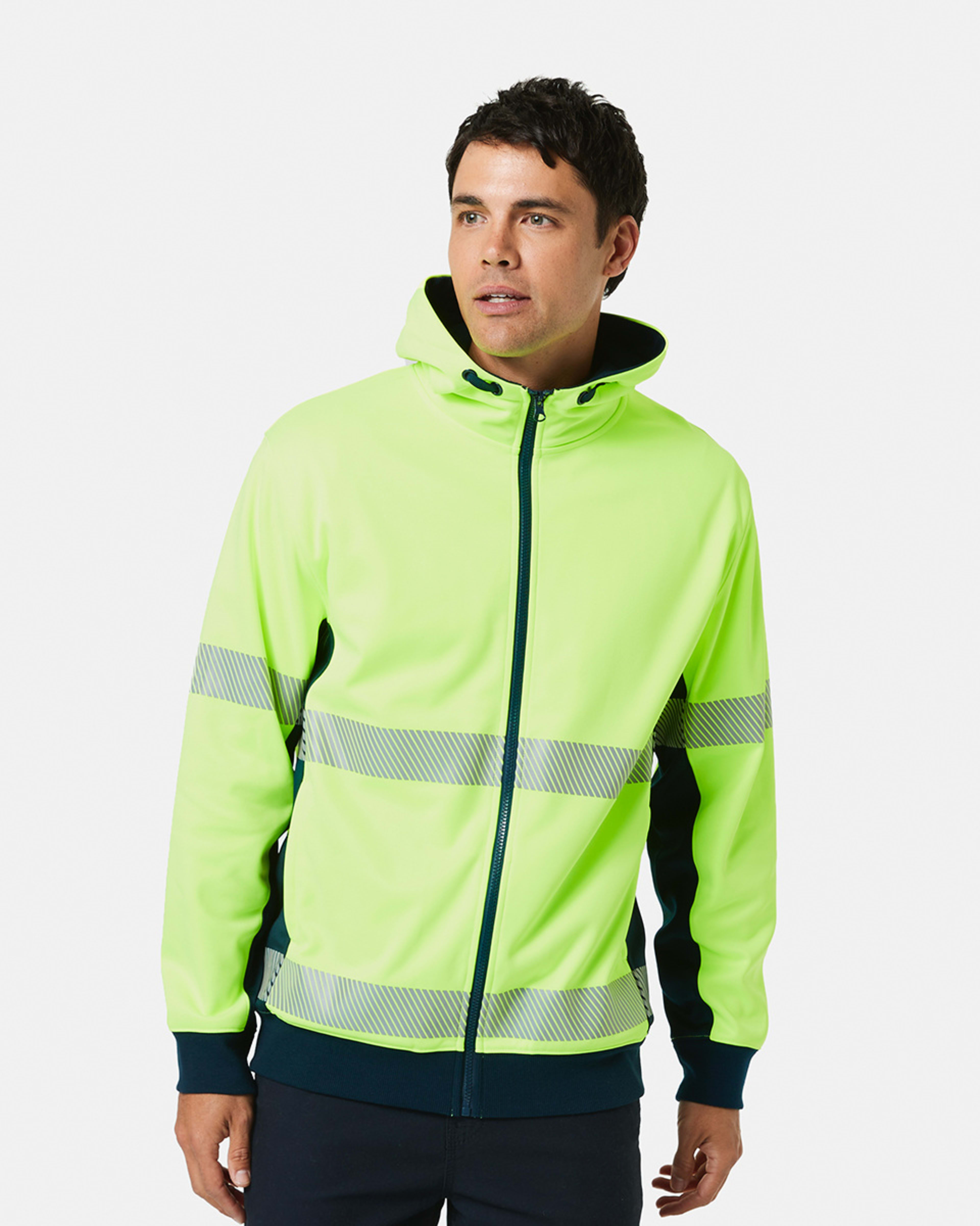 Workwear HiVisibility Hood Jacket Kmart