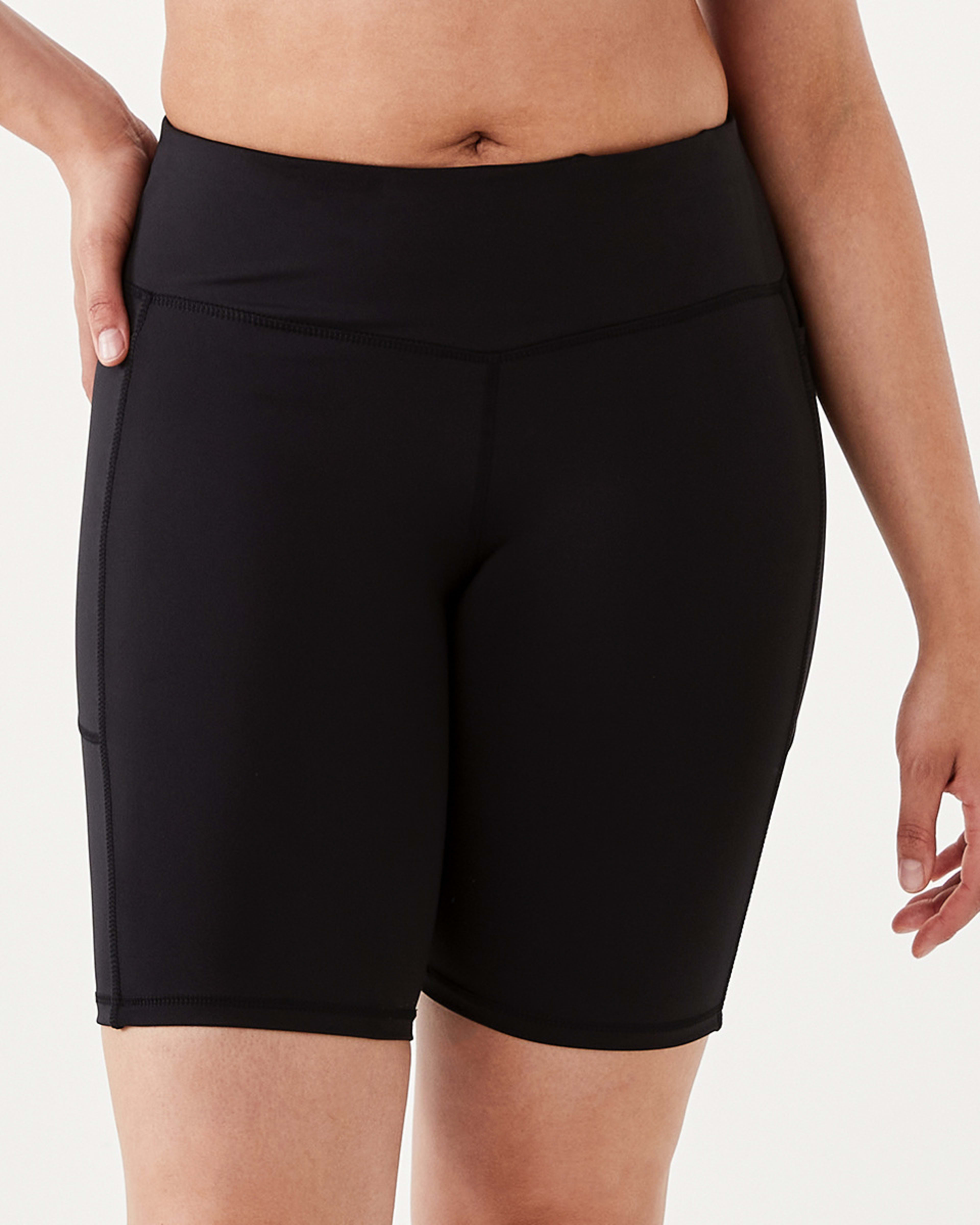 1 Active Womens Bike Shorts Black