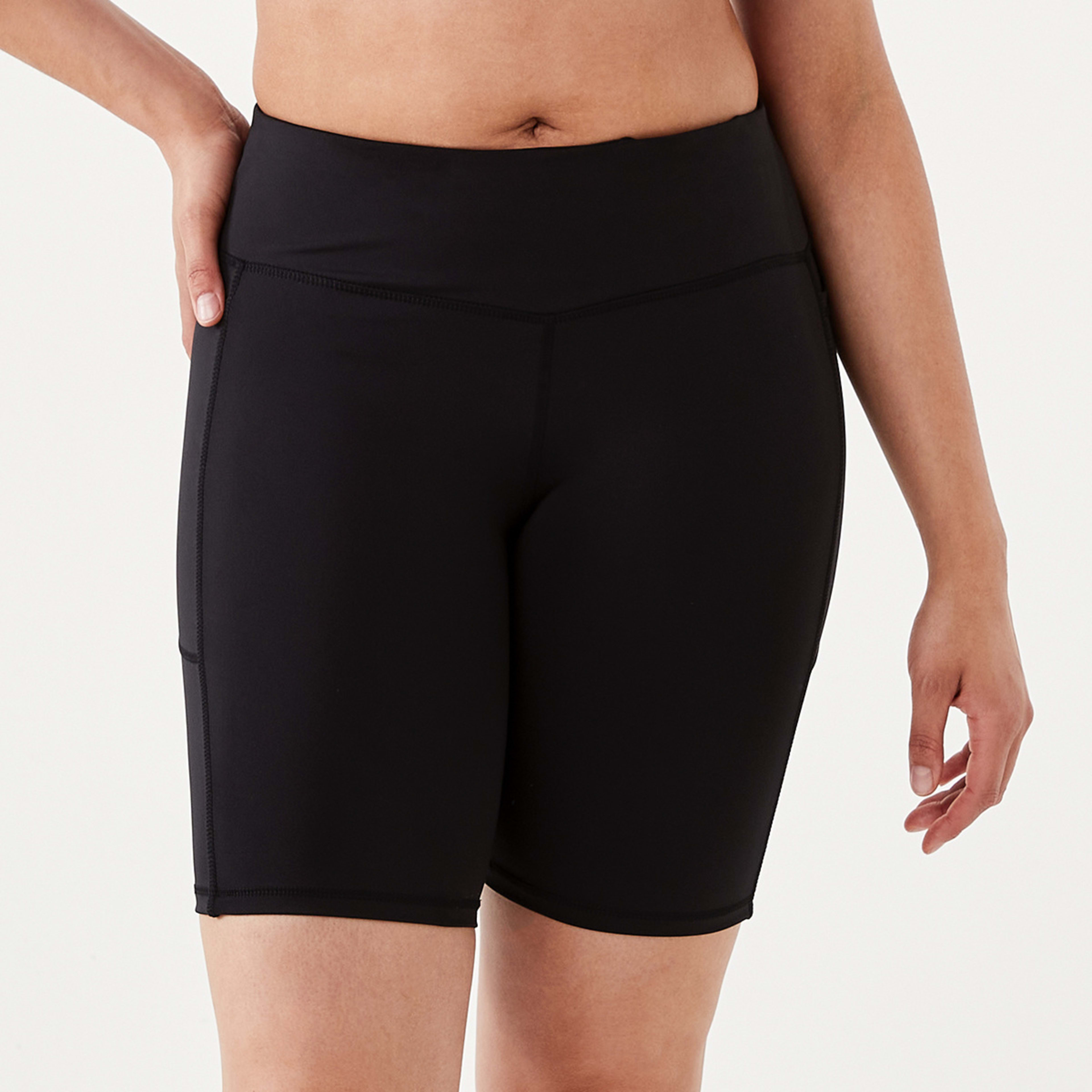 1 Active Womens Bike Shorts Black, 1 of 6