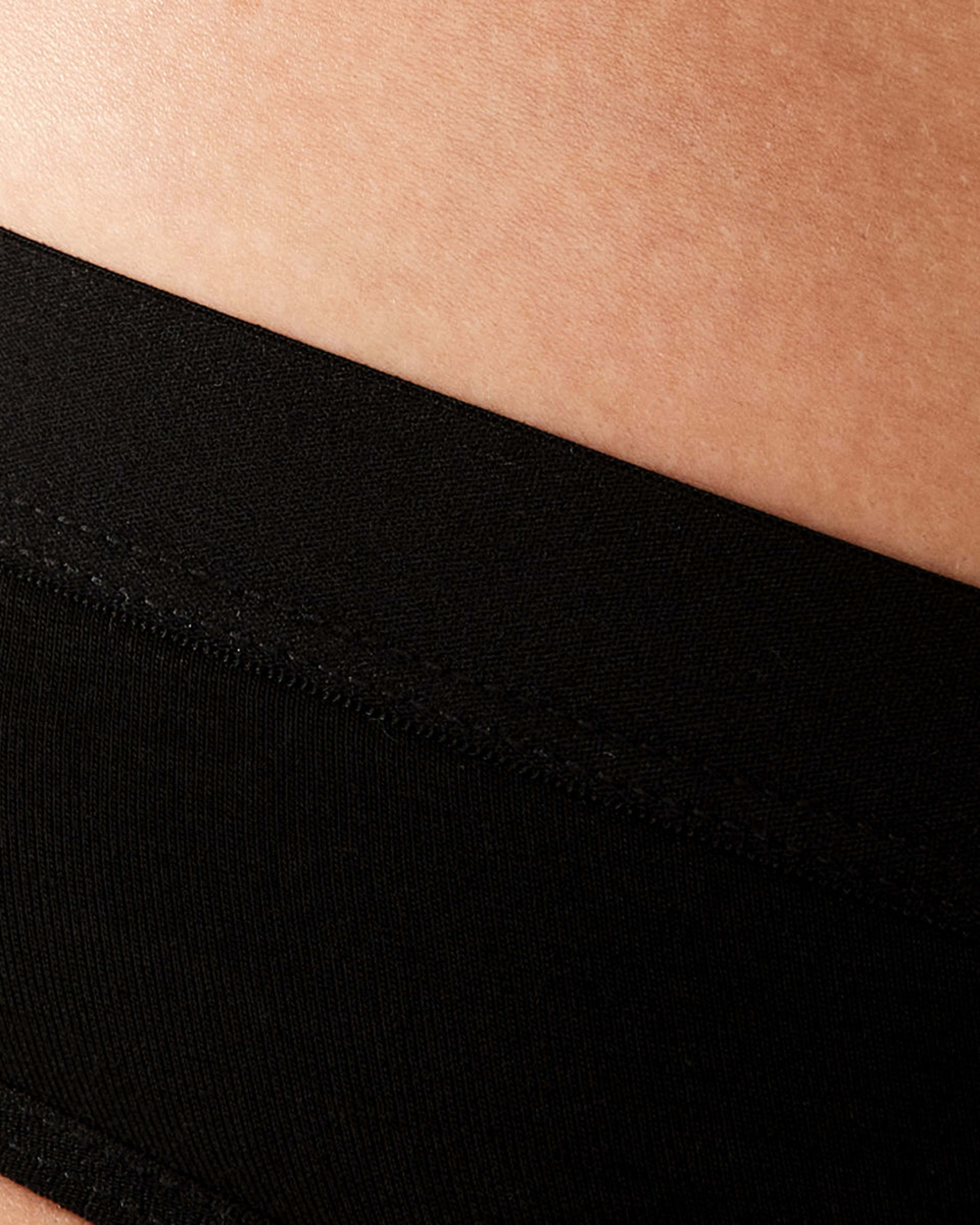 7 2 Pack Period Bikini Briefs - Heavy and Moderate Flow BLACK, 7 of 7