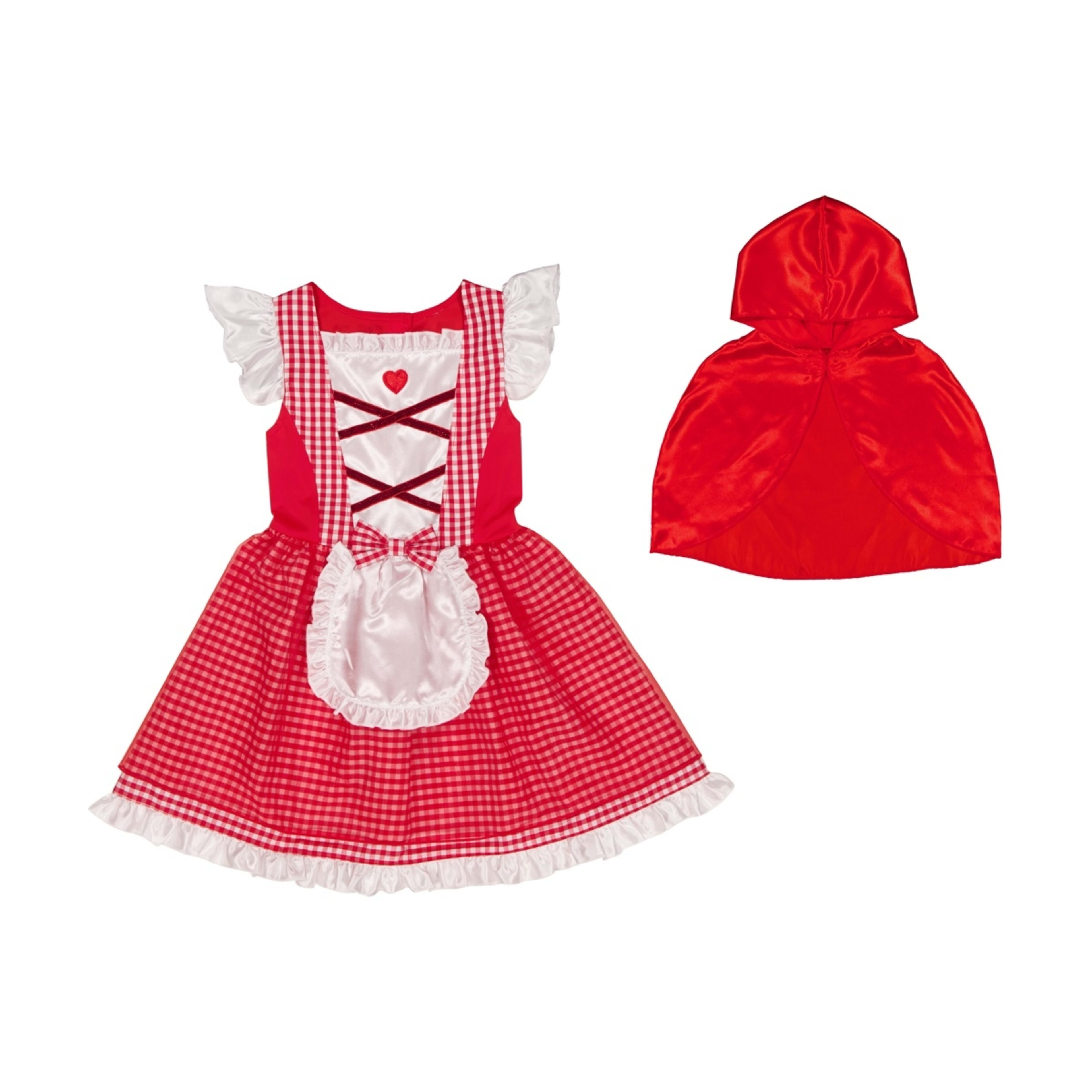 1 2 Piece Red Storybook Costume - Ages 4-6, 1 of 4