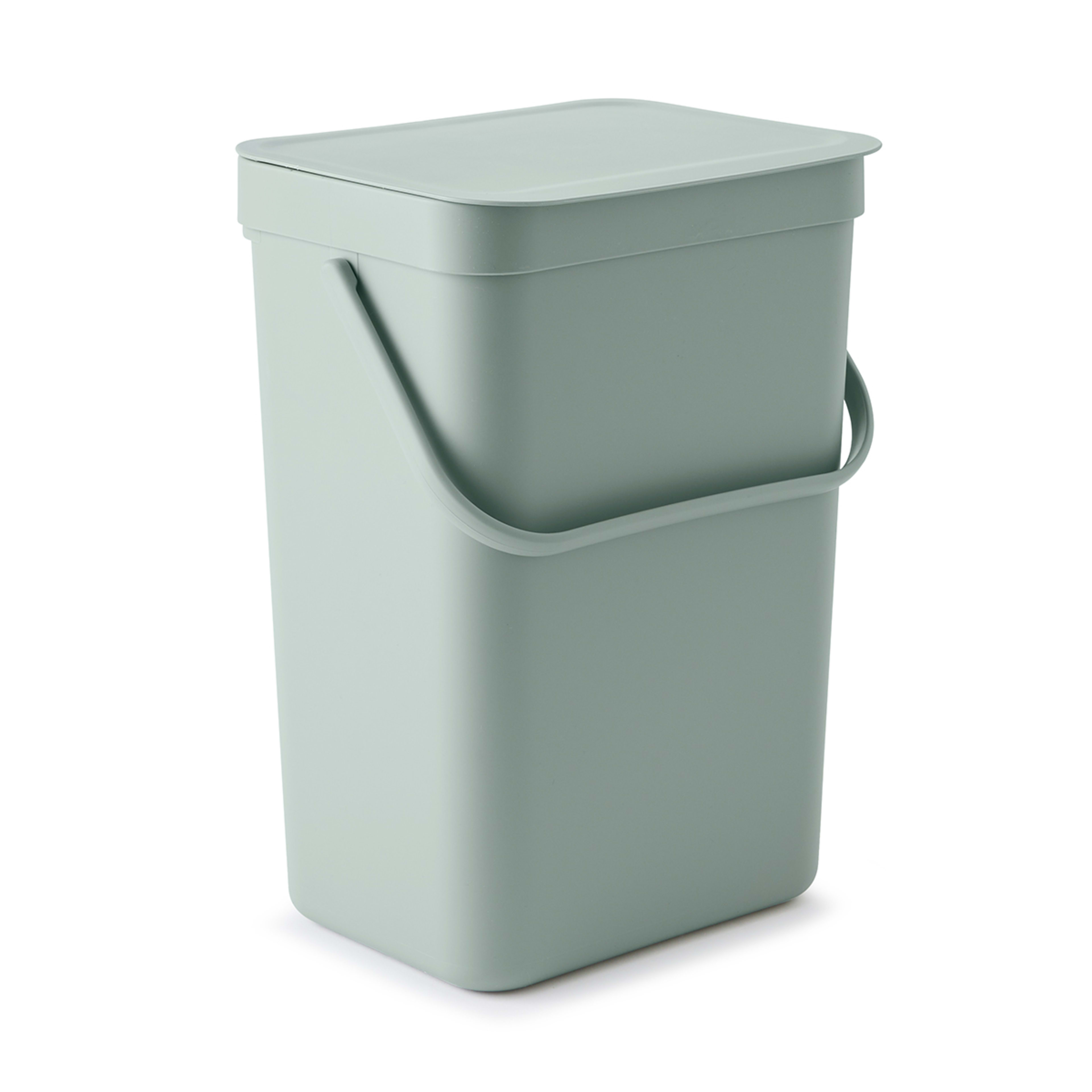 12L Rectangle Flip Top Bin Sage Kmart