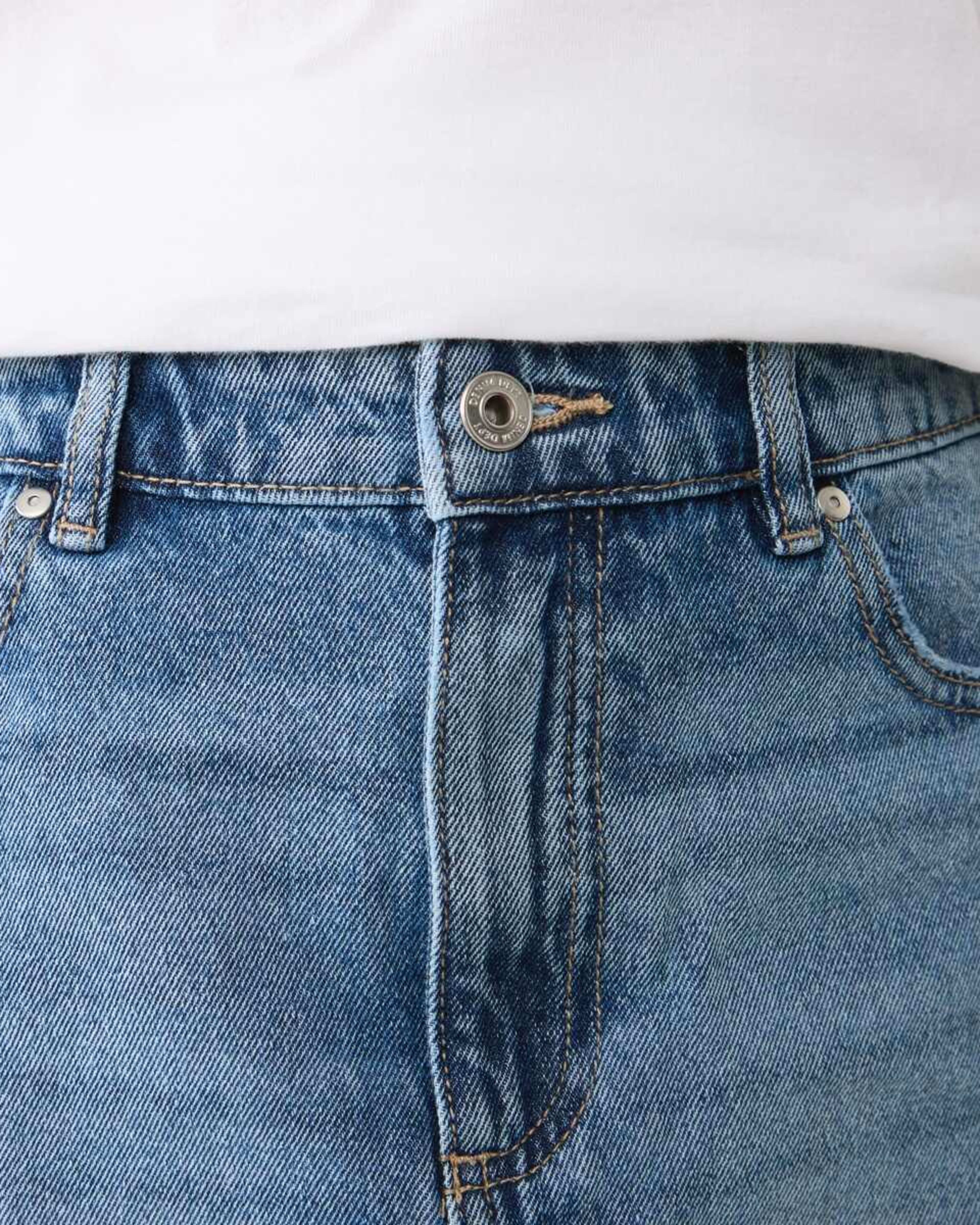 3 Denim Skirt LIGHT WASH, 3 of 6