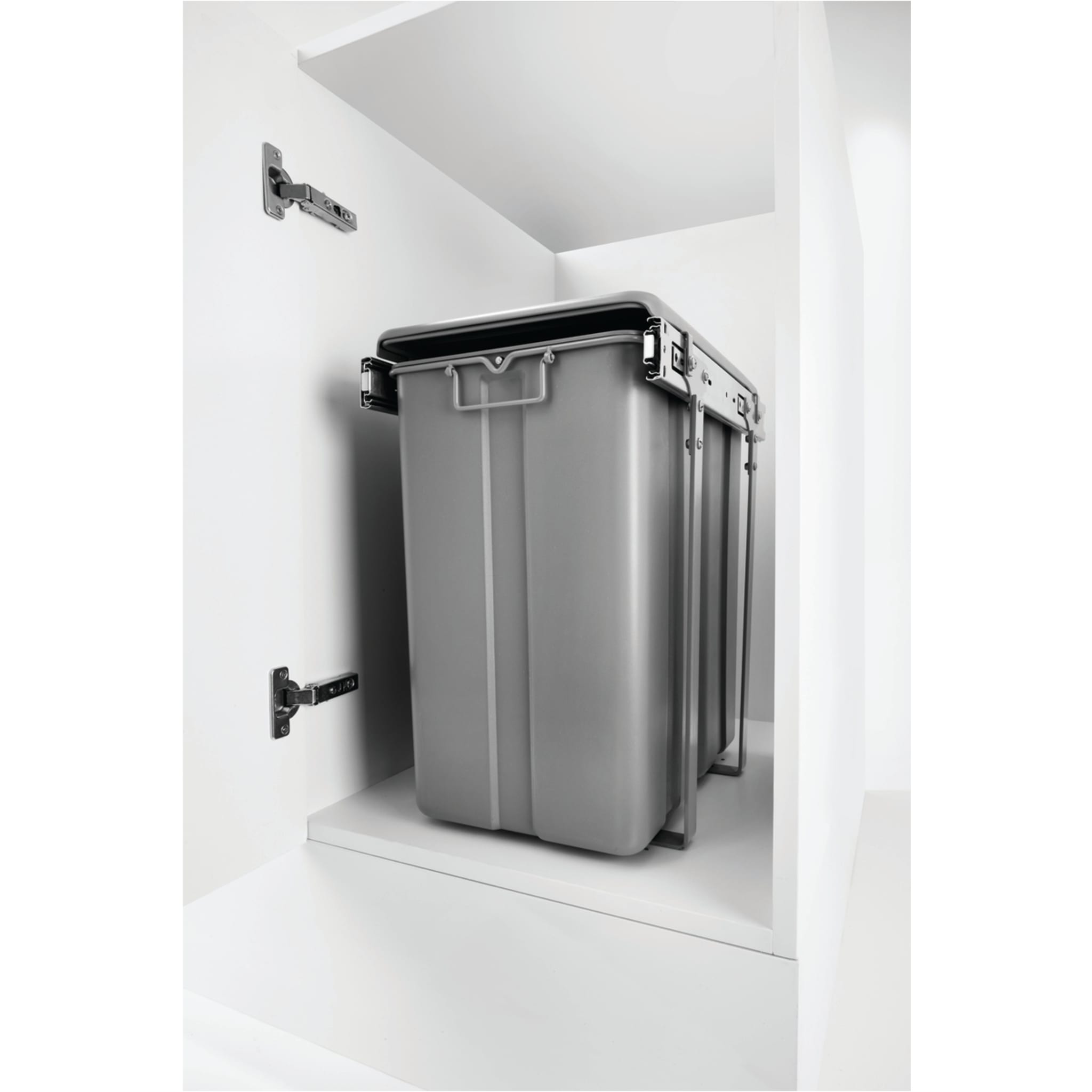 2 Section Under the Sink Pull Out Bin Kmart