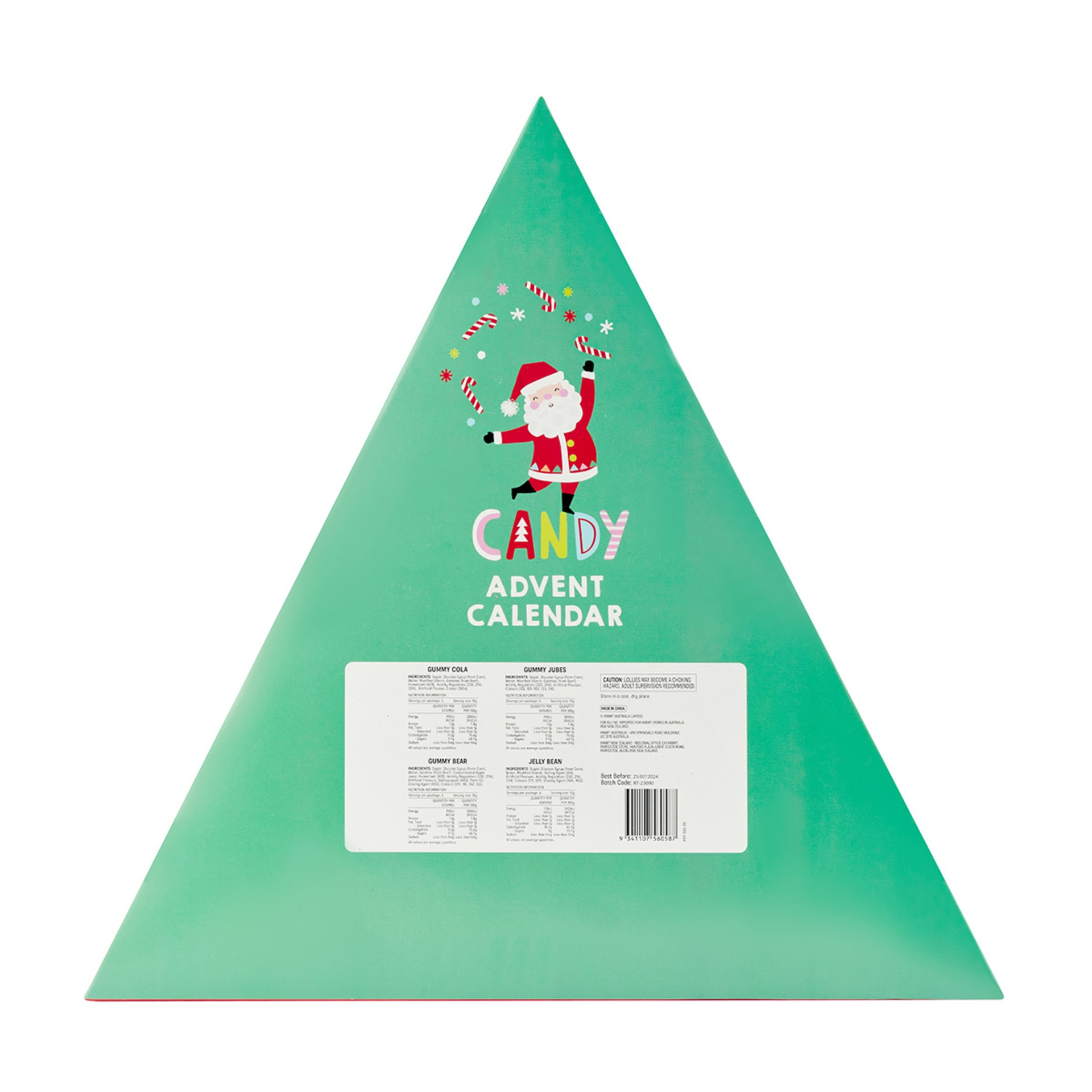 Candy Advent Calendar 342g Kmart