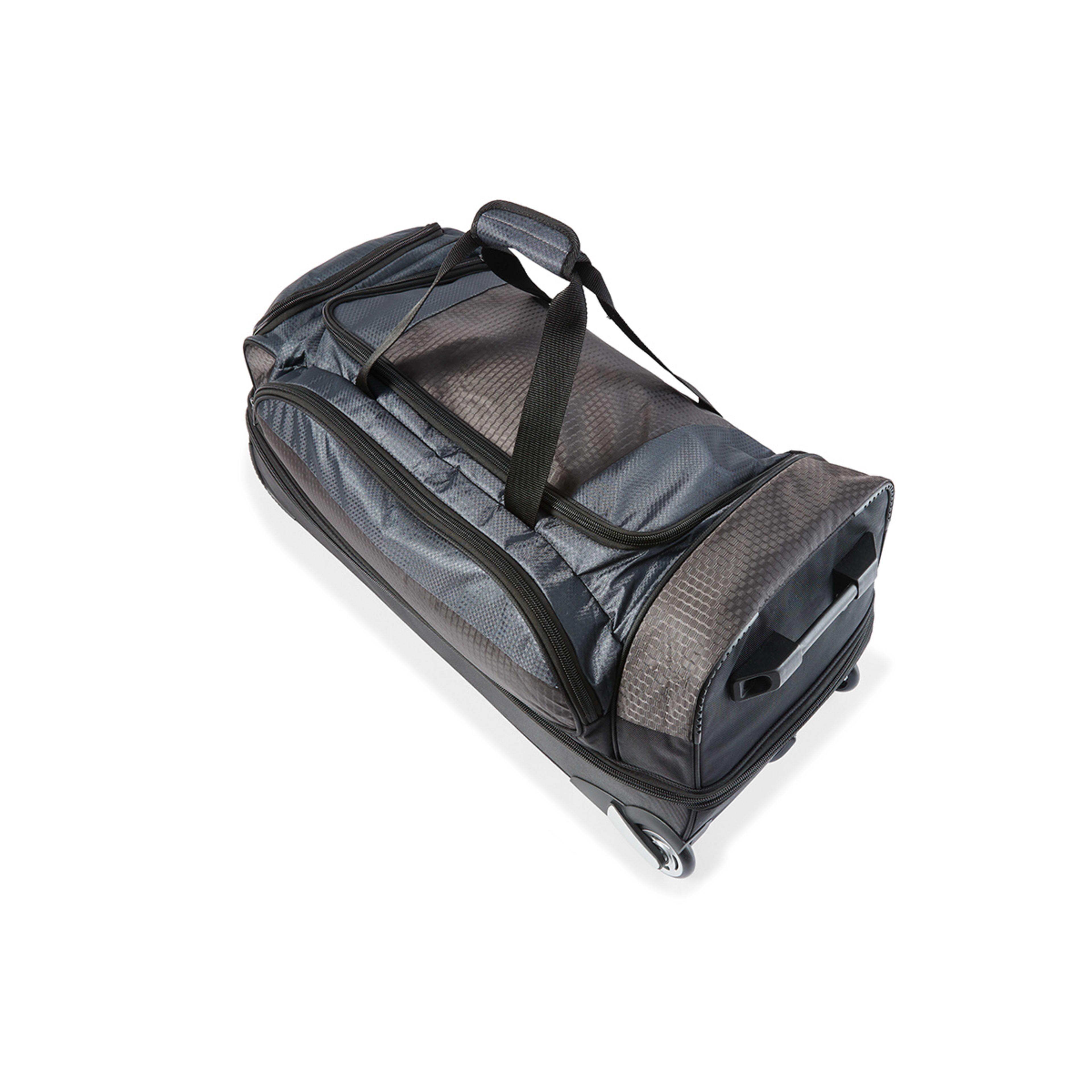 120L Rolling Transit Duffle Bag Black Kmart