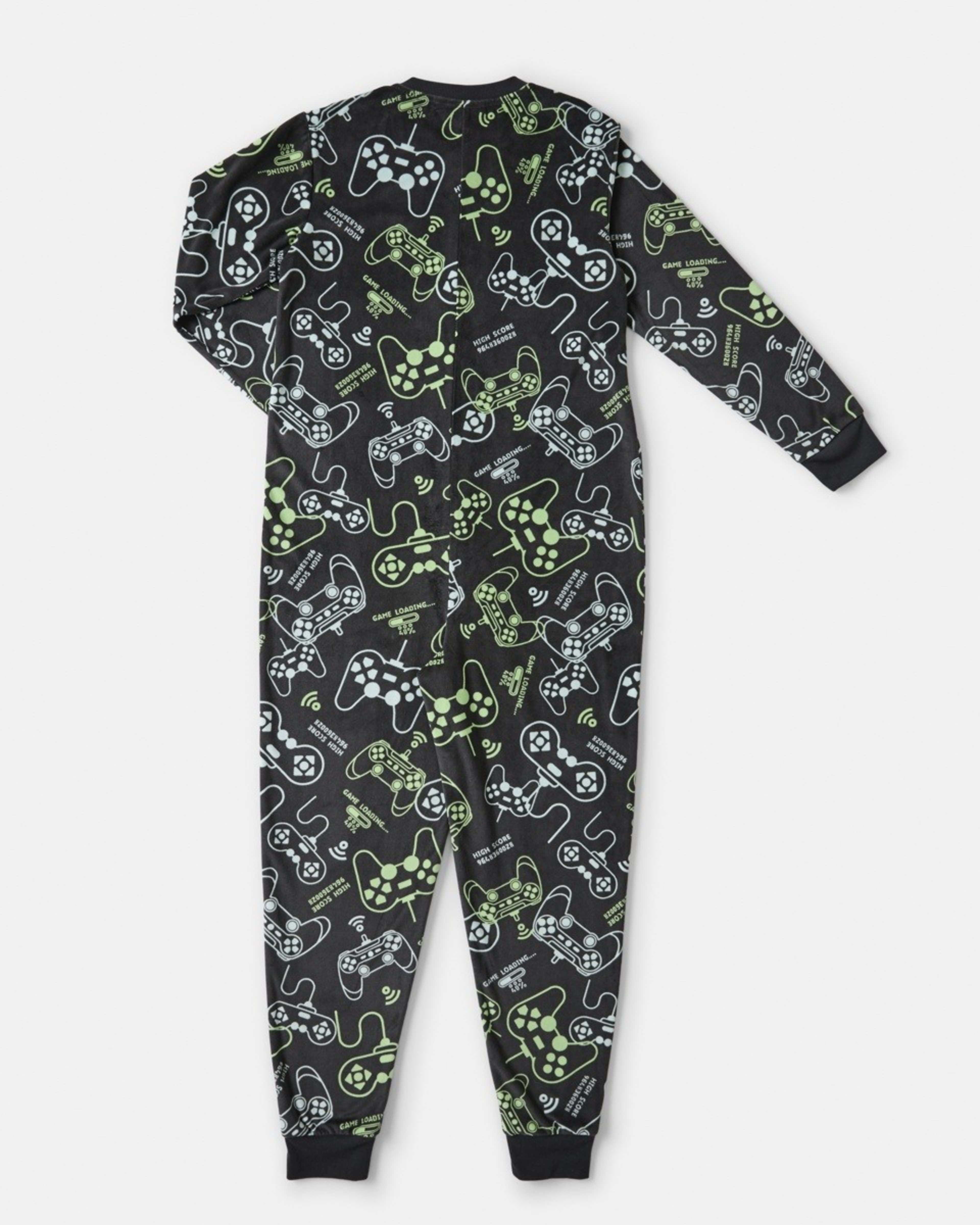 7 Ribbed All-In-One Sleepsuit Game Shift Grey, 7 of 9