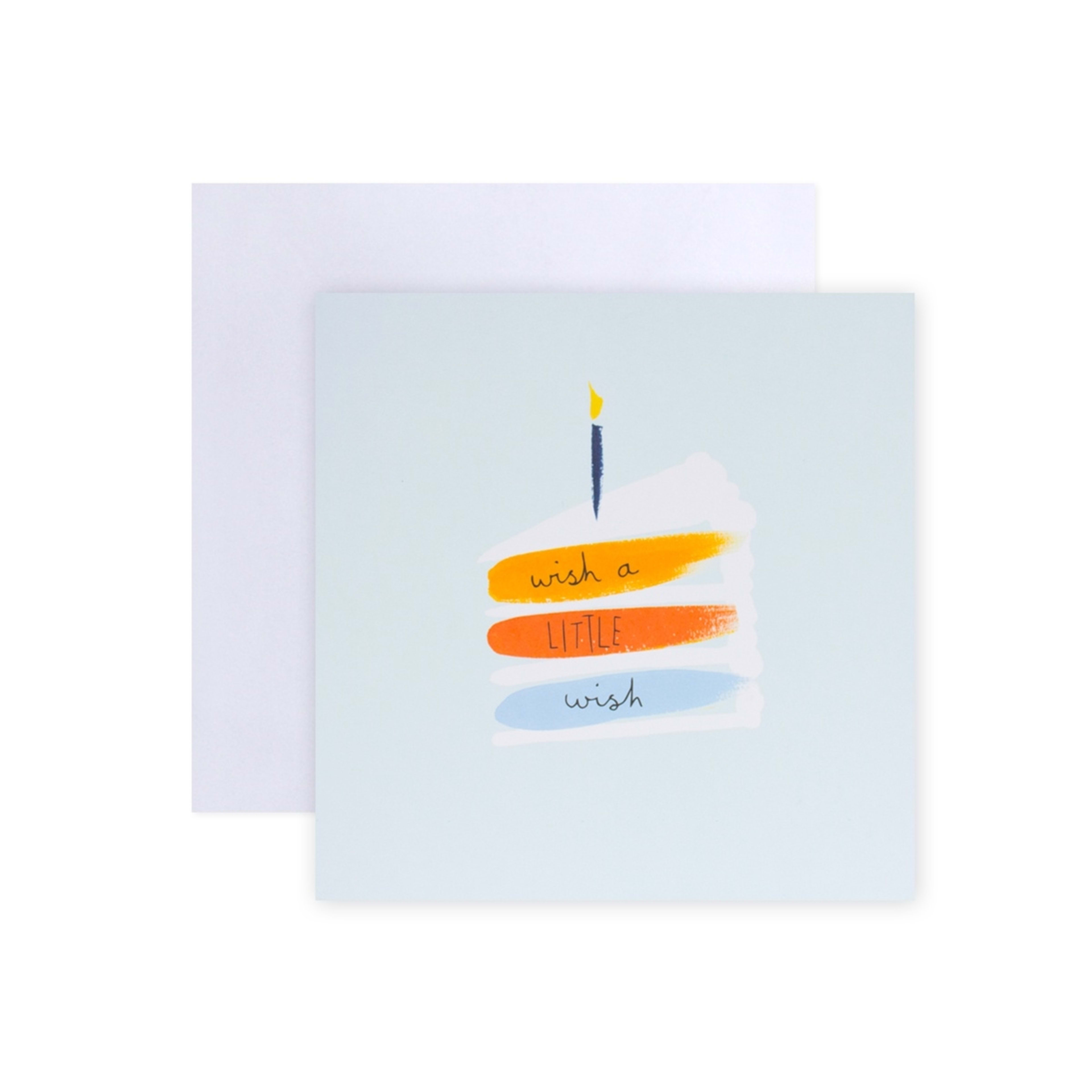 1 Creative Publishing by Hallmark Birthday Greeting Card - Little Wish Cake Slice