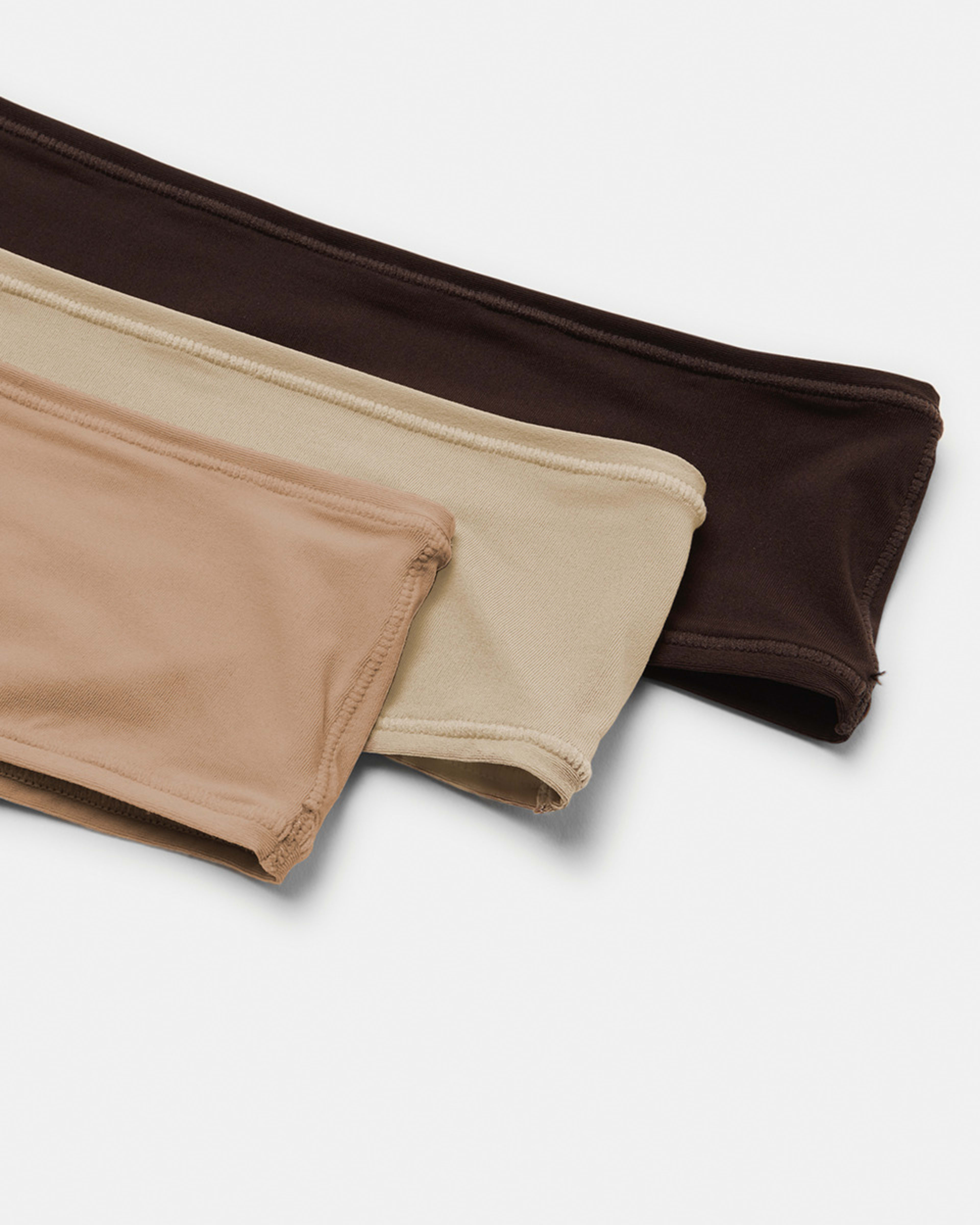 3 3 Pack Super Soft G-String Briefs SOFT CLAY, LIGHT FAWN, CHOCOLATE FUDGE, 3 of 8