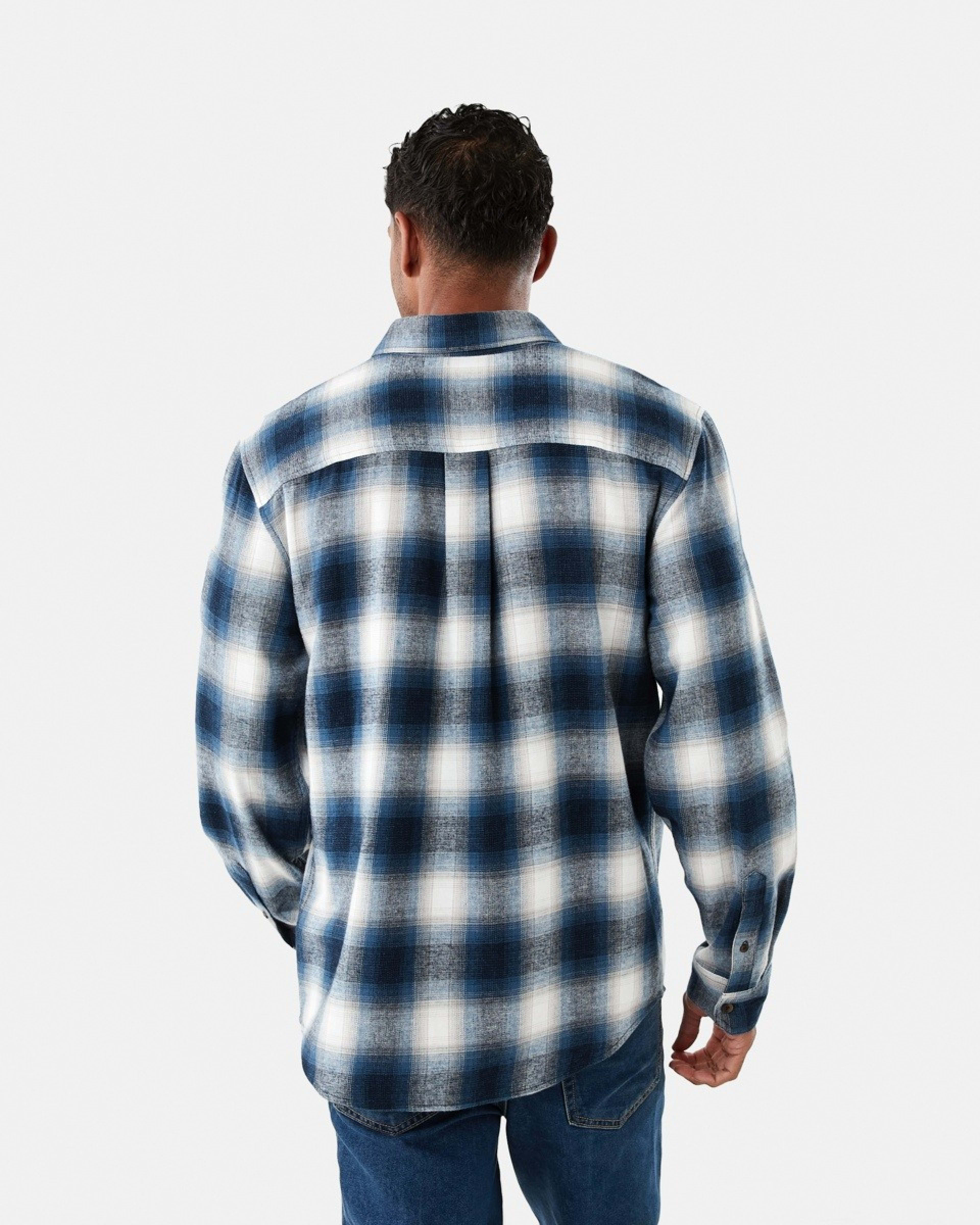 3 Long Sleeve Buffalo Check Shirt Dnm Check, 3 of 7