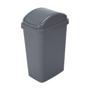 55L Slim Line Bin - Grey - Kmart NZ