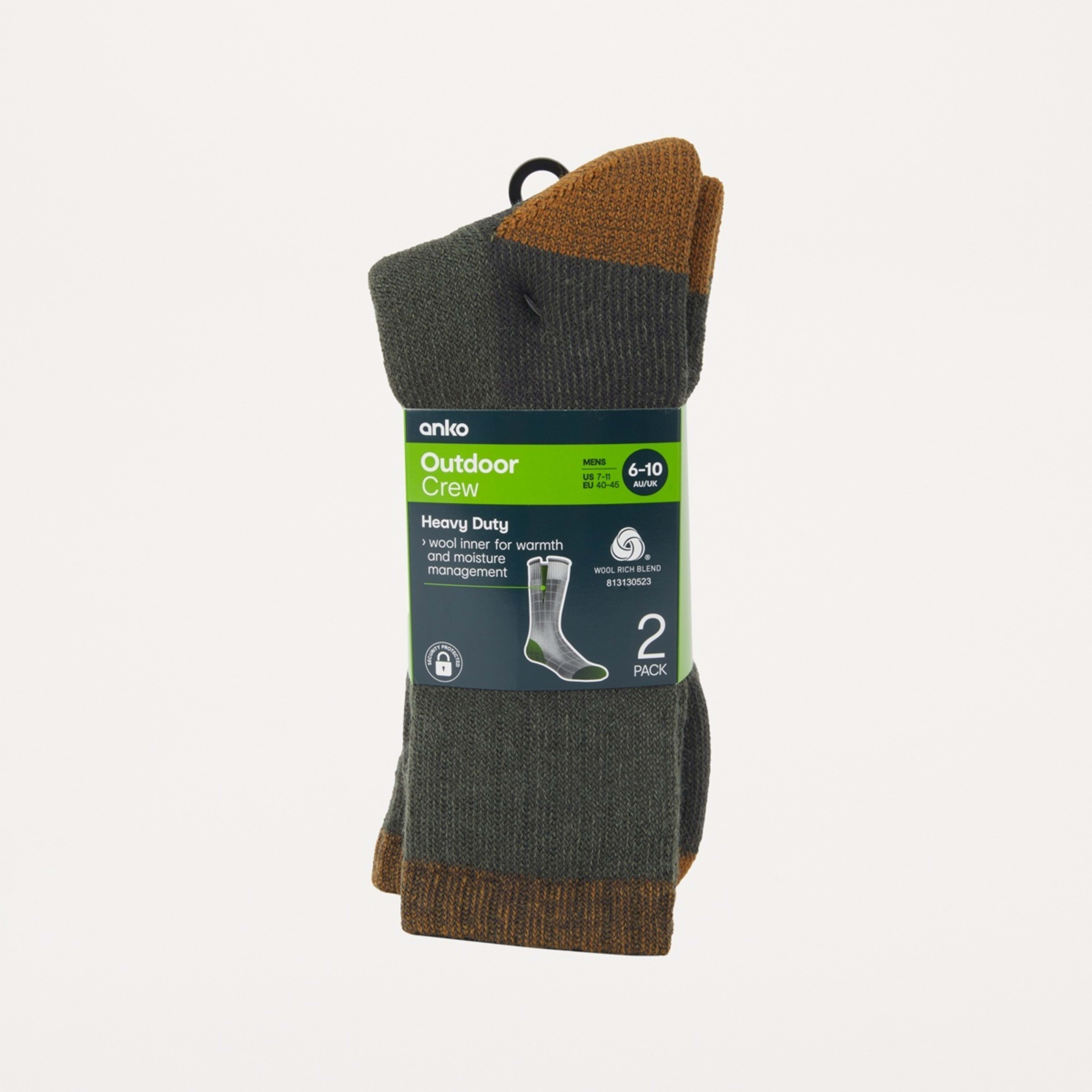 3 2 Pack Wool Blend Crew Socks Oliverub, 3 of 3