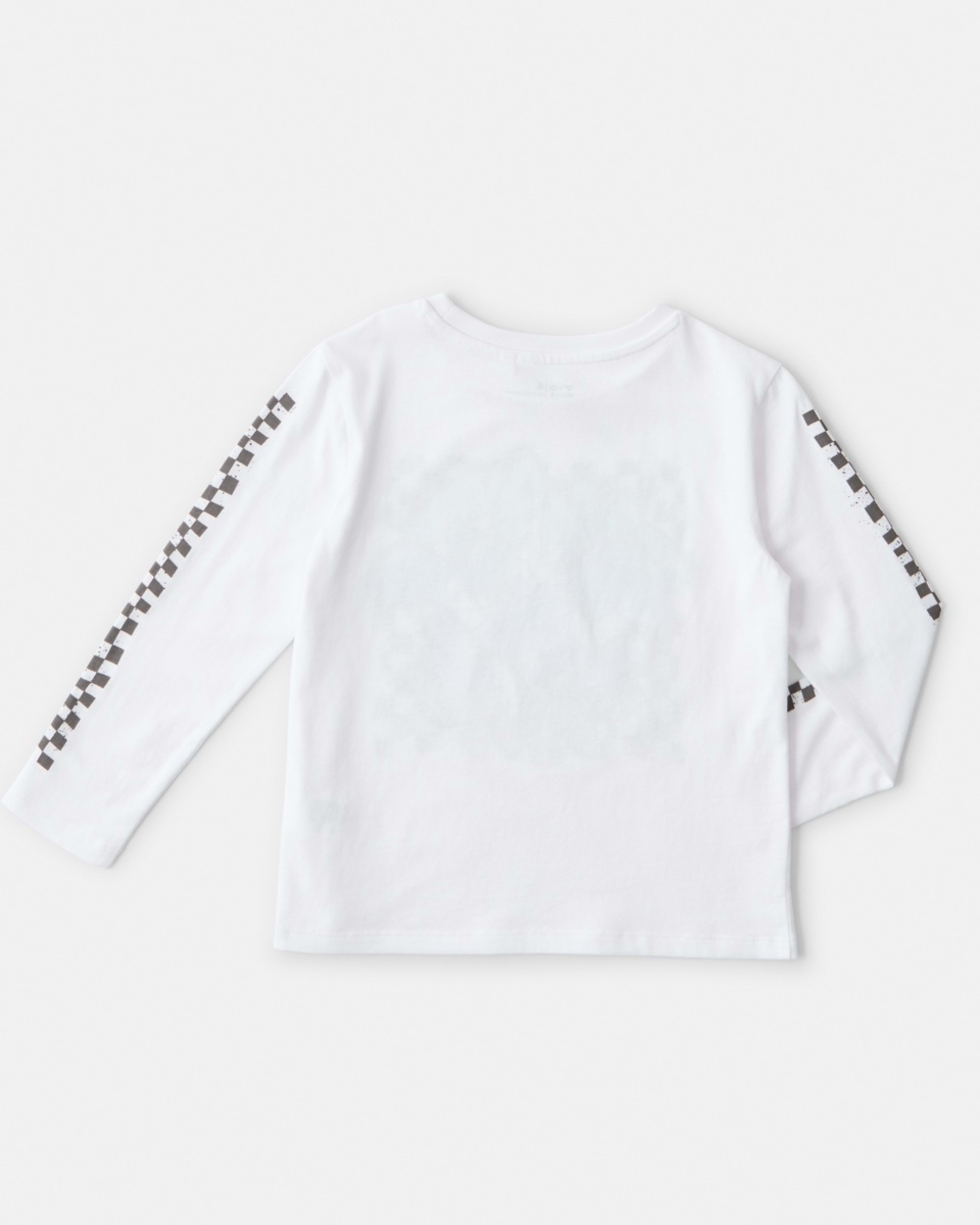 9 Long Sleeve Print T-shirt Skate Tie Graffiti White, 9 of 9
