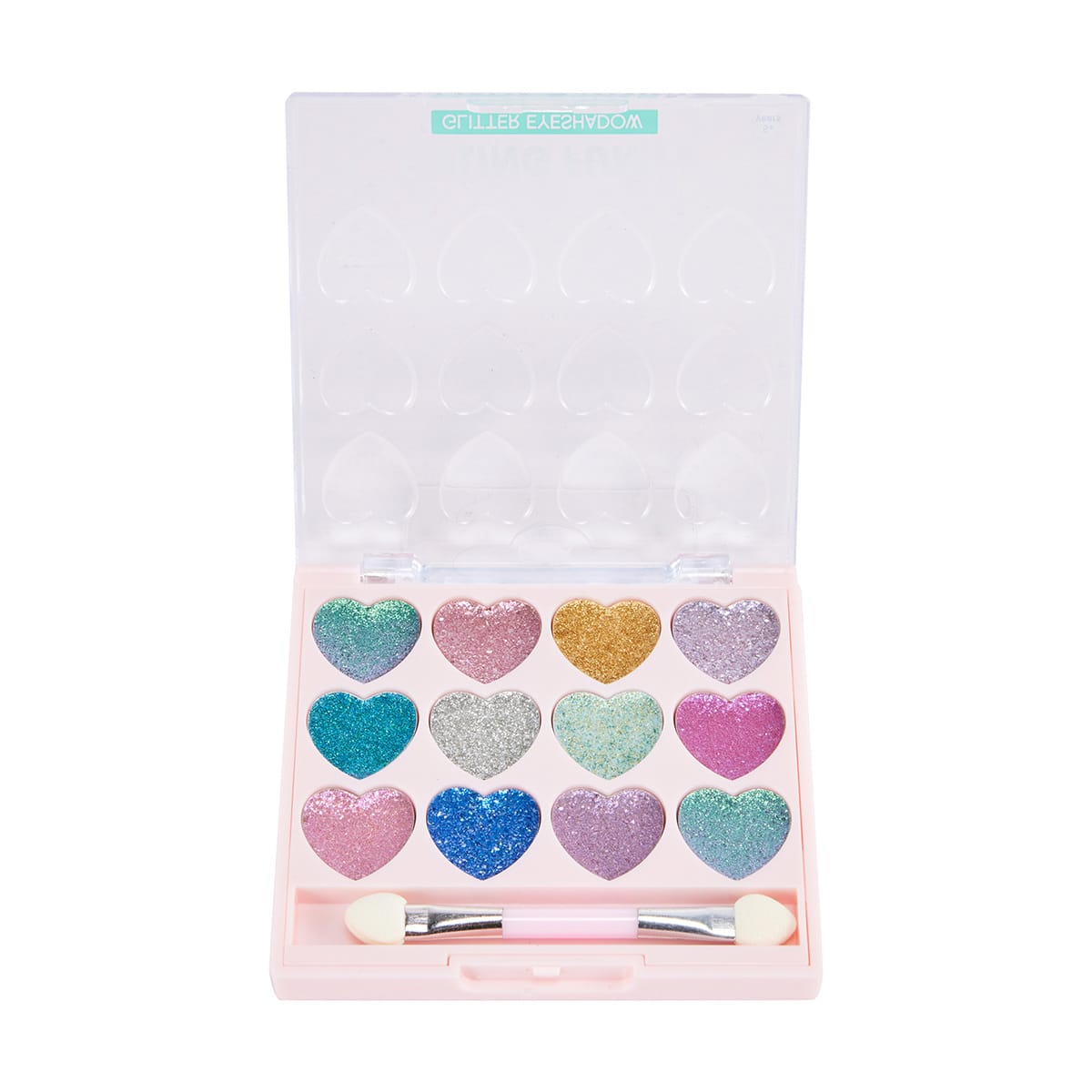 OXX Junior 12 Shades Glitter Eyeshadow Palette Feeling Funky Kmart NZ