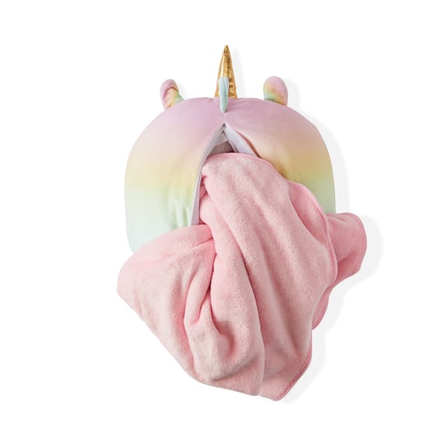 2in1 Unicorn Travel Blanket and Pillow Kmart