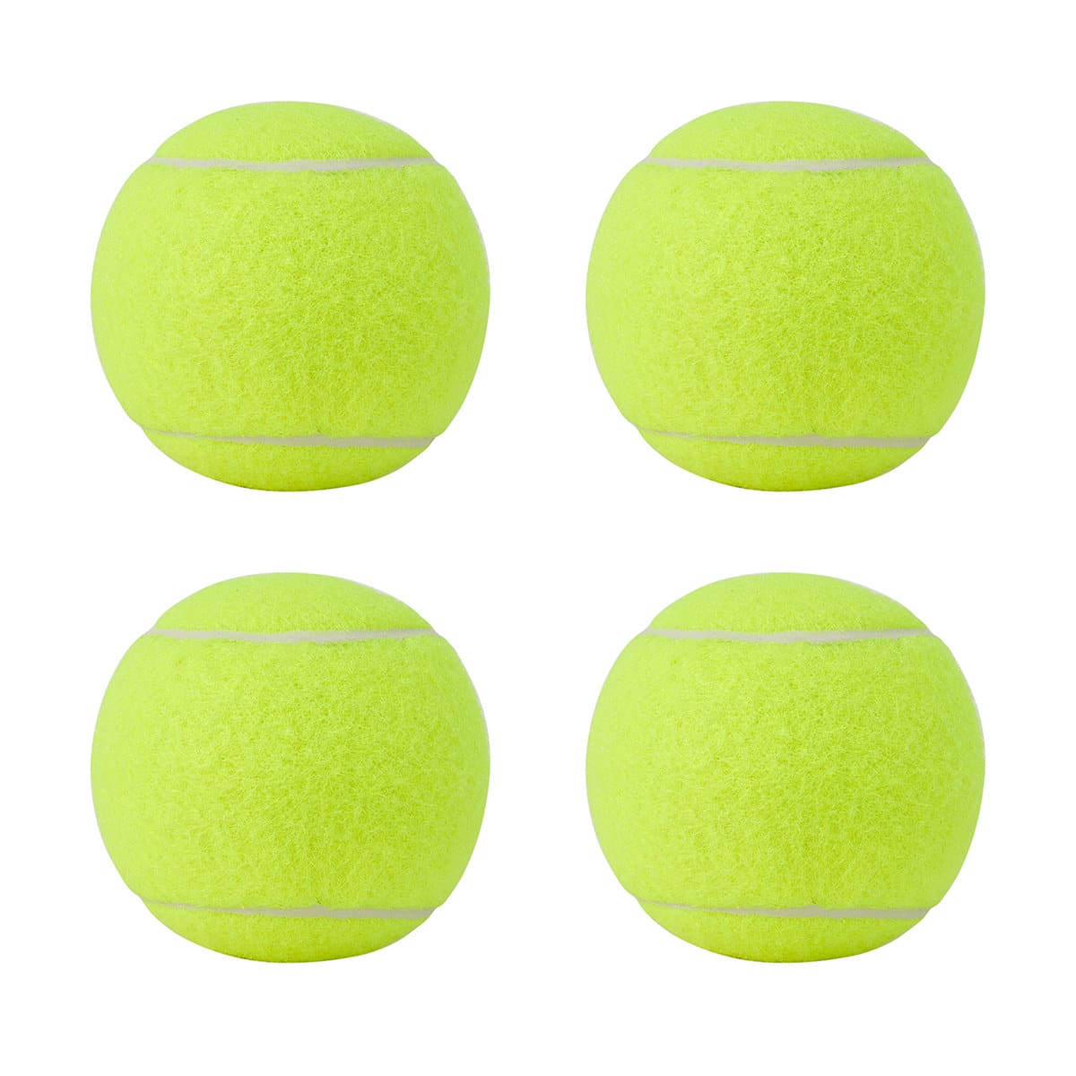4 Pack Pressurised Tennis Balls Kmart