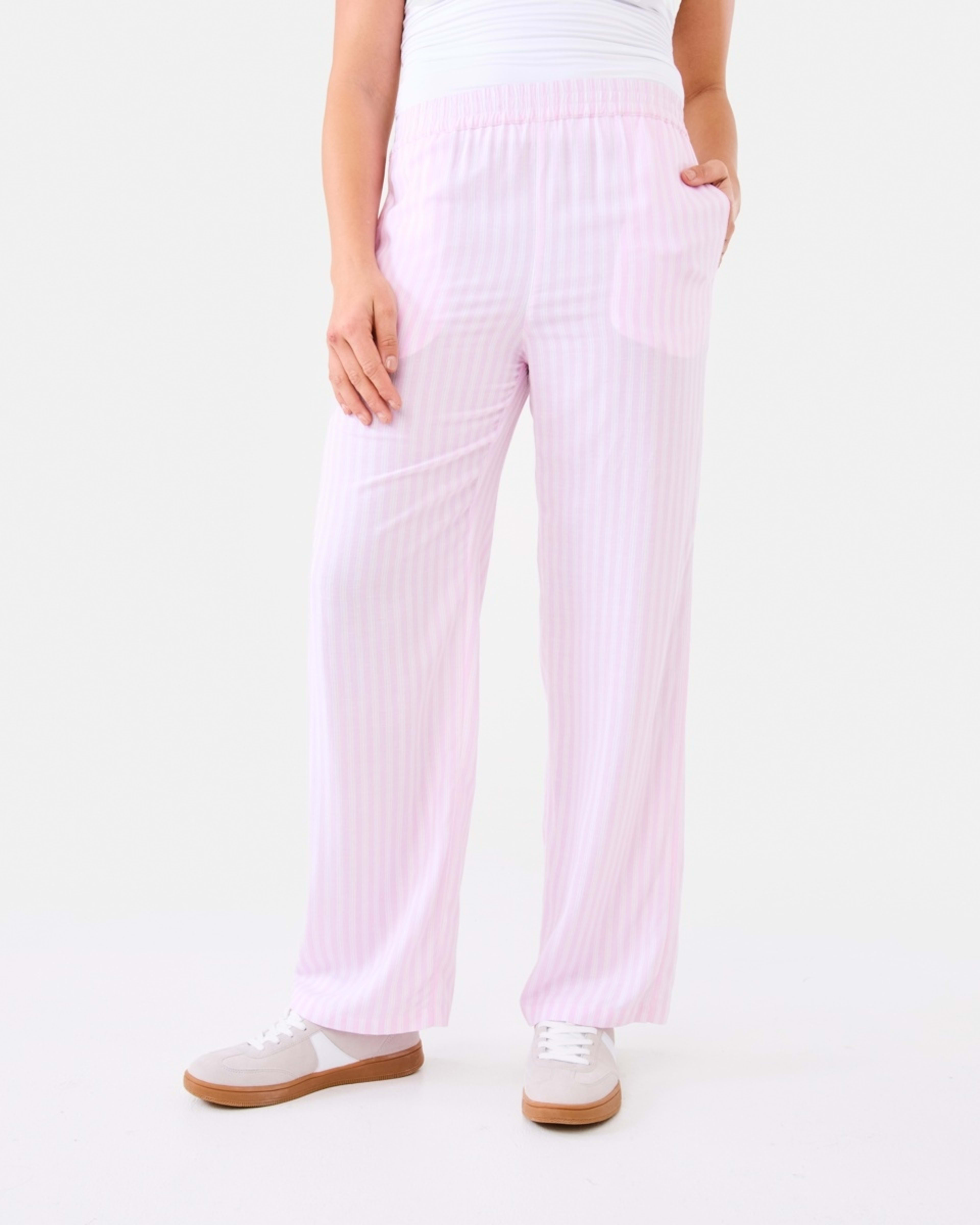 1 Relaxed Pants Pink Strp, 1 of 9