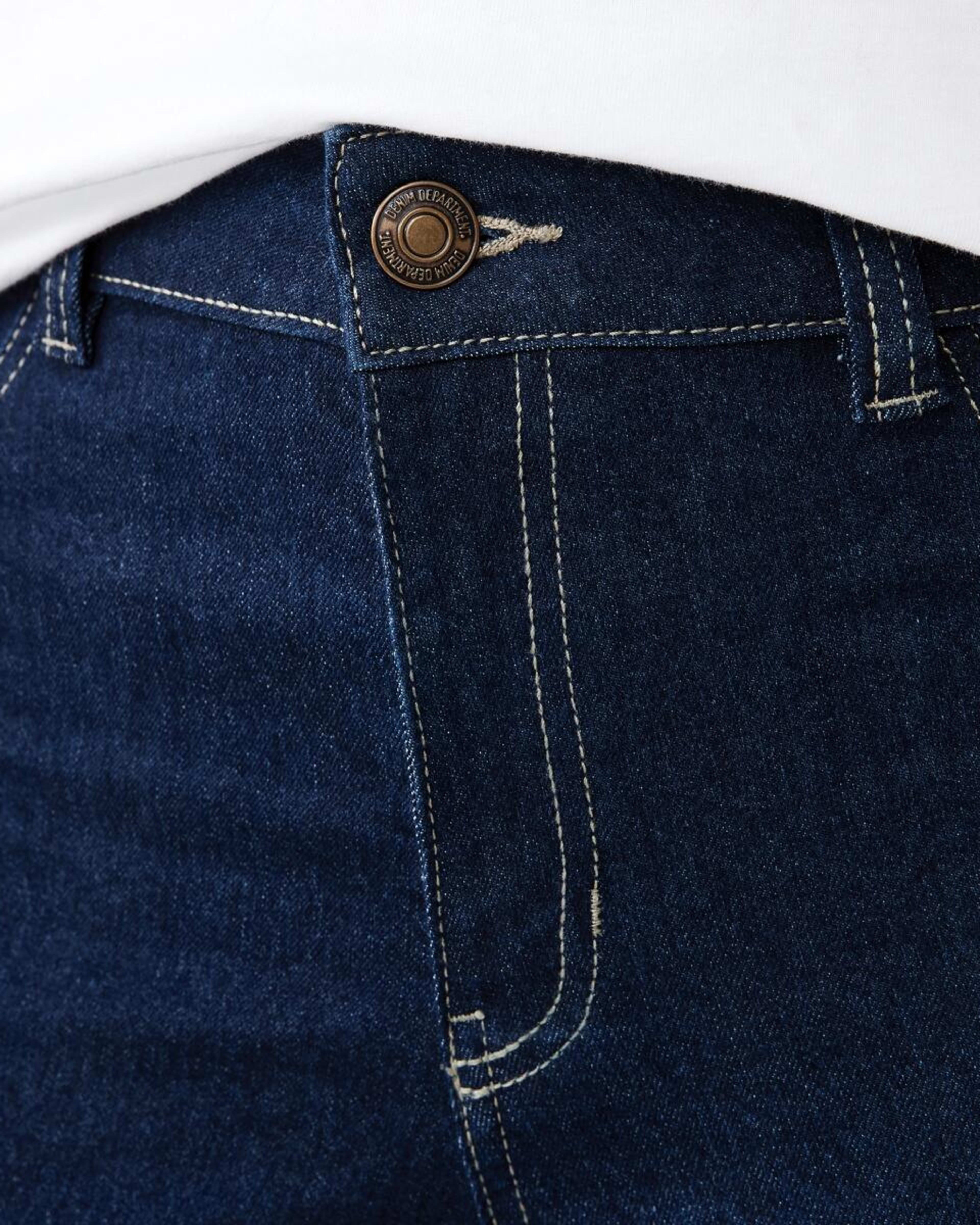 4 Classic Straight Jeans DENIM INDIGO, 4 of 6