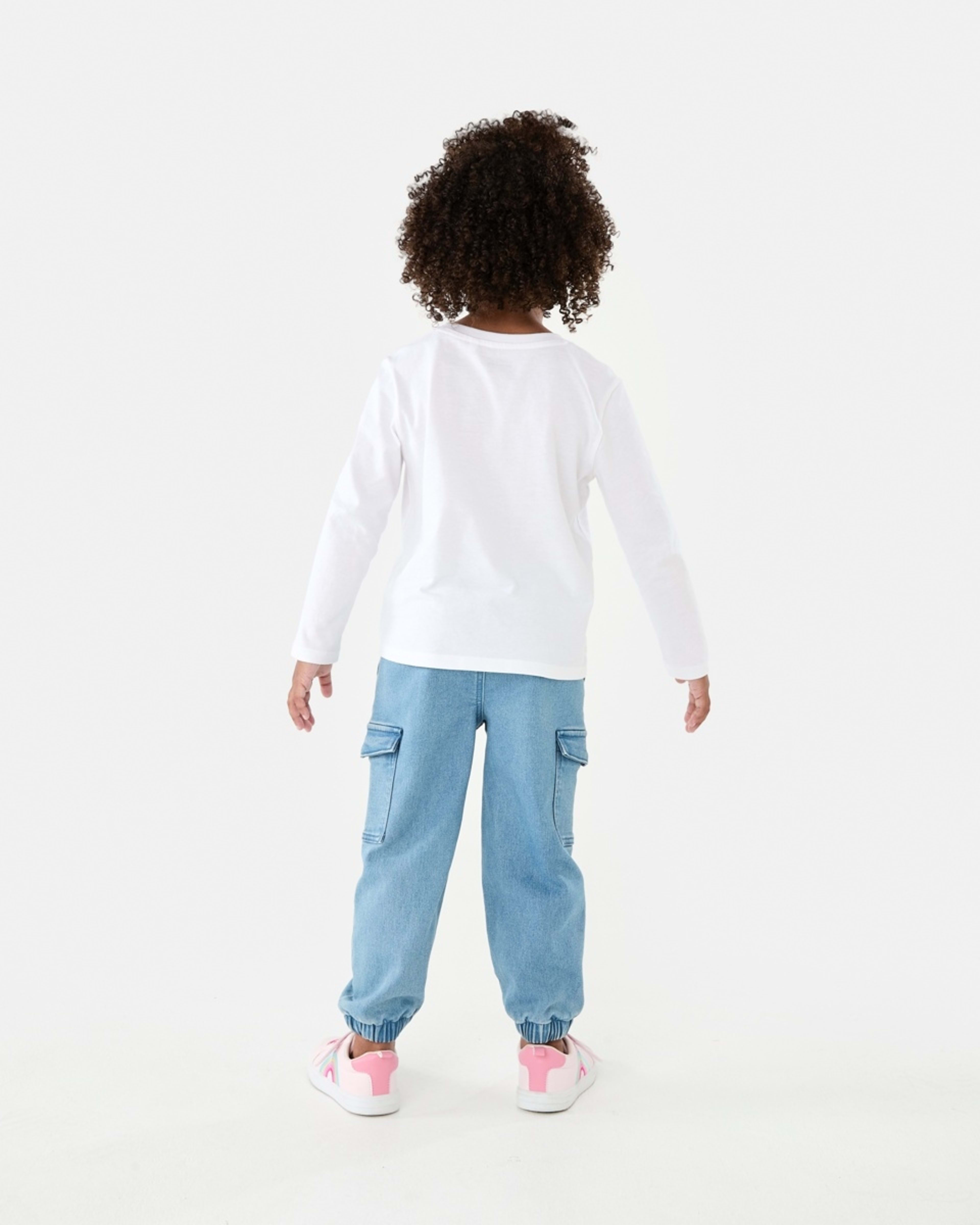 7 Knit Denim Jeans Light Wash, 7 of 9