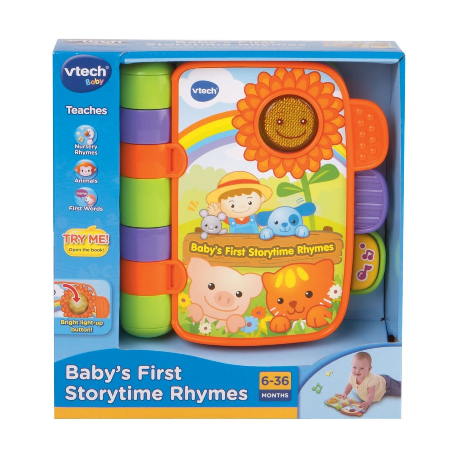 VTech Baby's First Storytime Rhymes Book Kmart