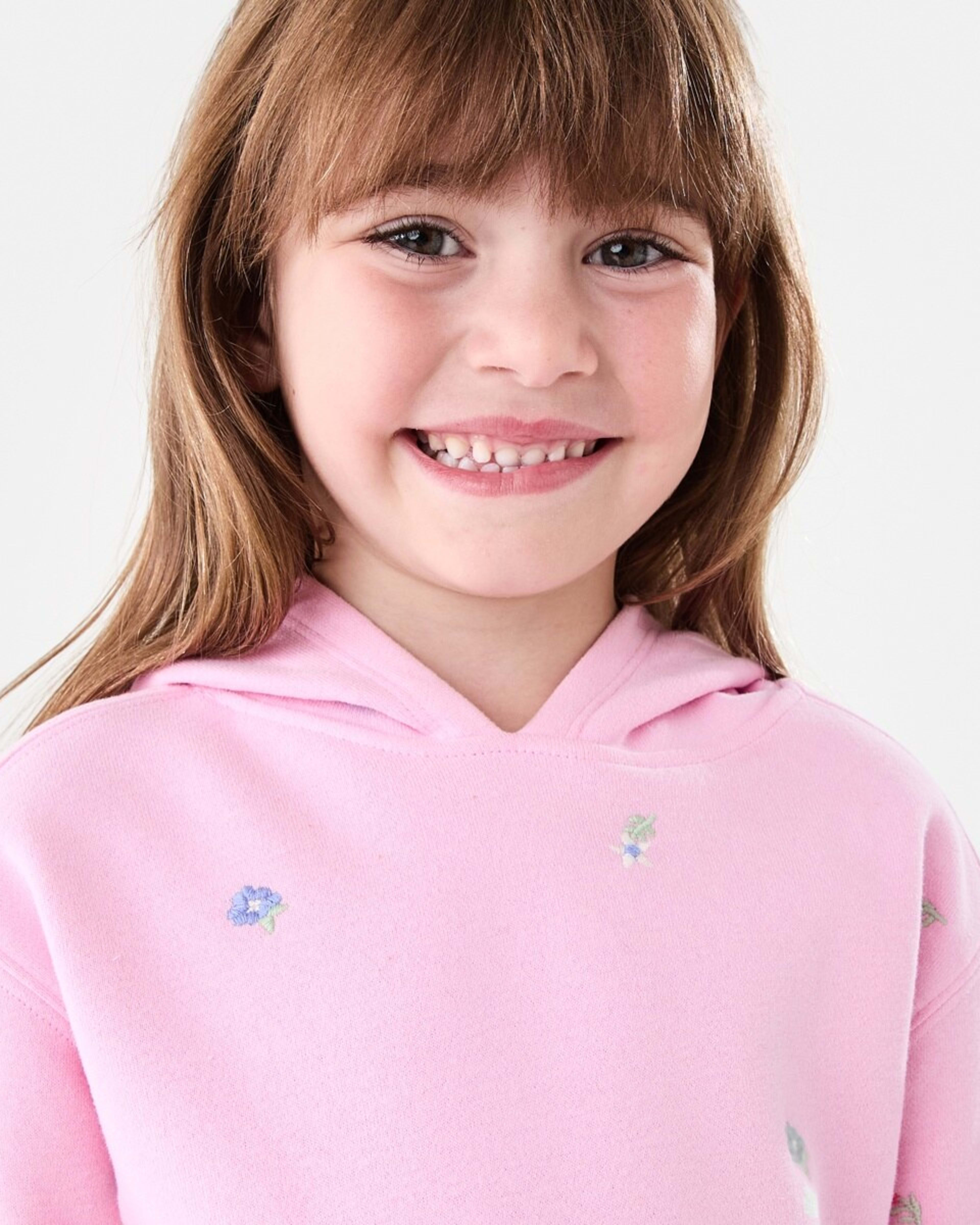 3 Embroidery Hoodie Blossom Threads Prismatic Pink, 3 of 9
