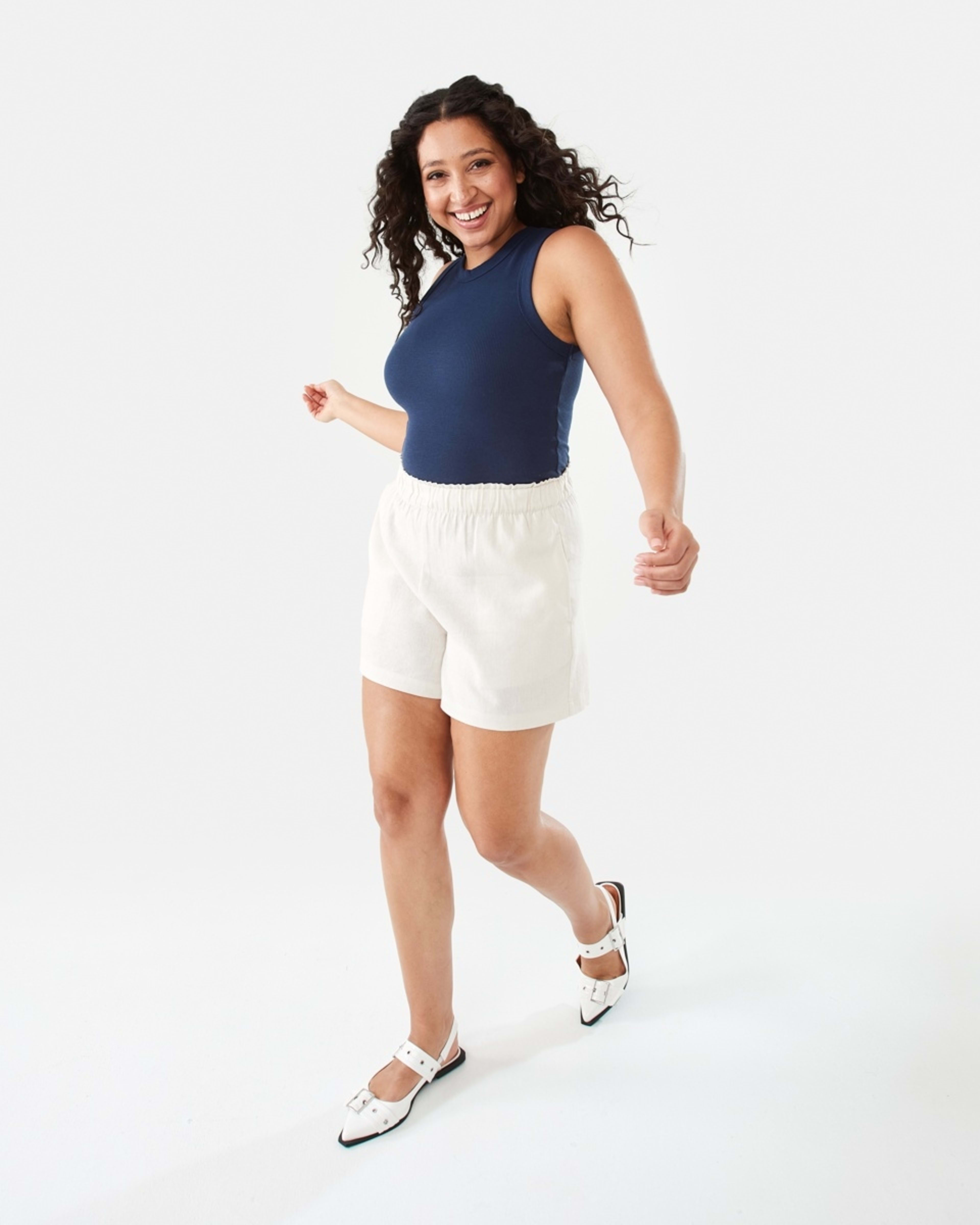 3 Sleeveless Rib Tank Mdnt Navy, 3 of 9