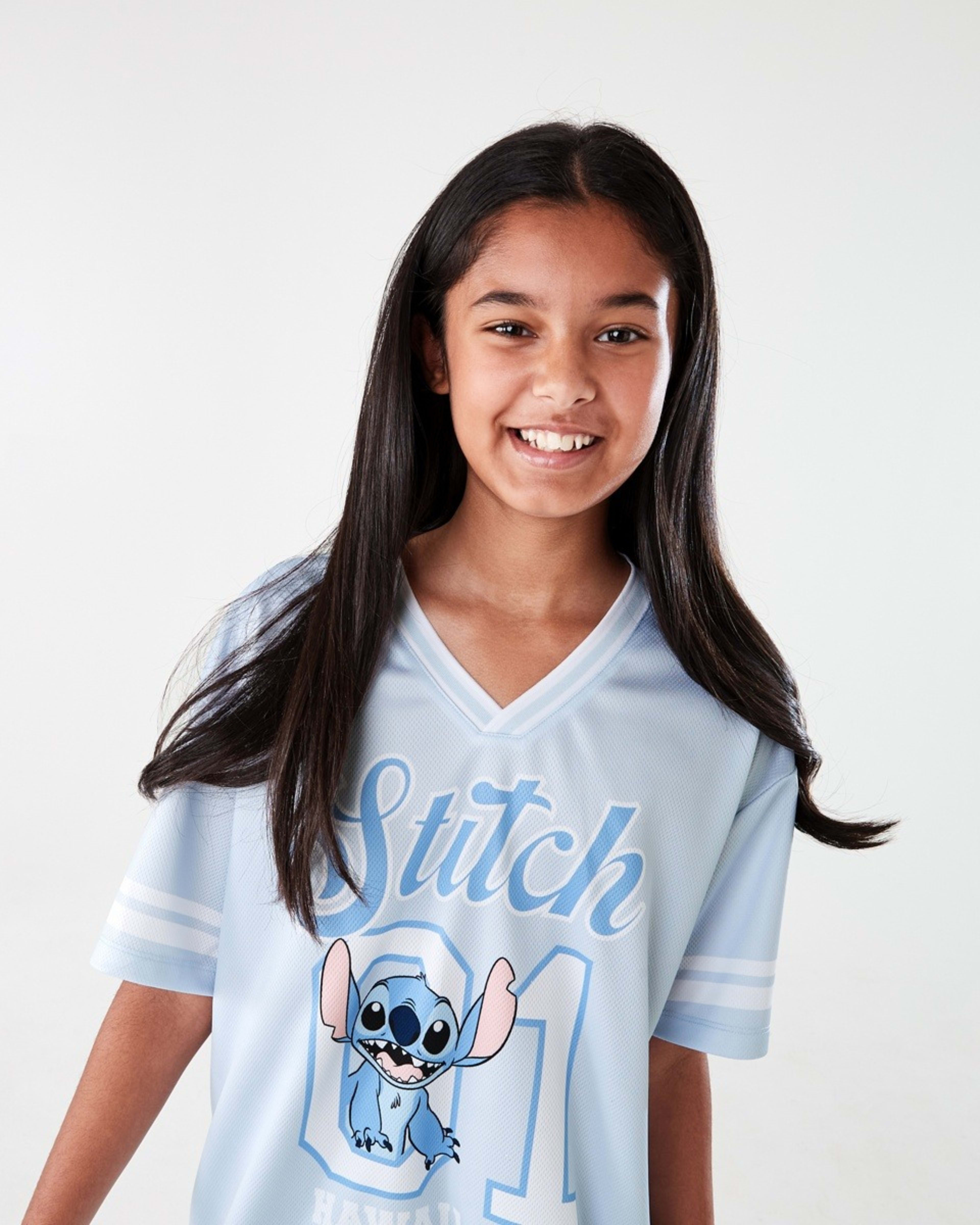 3 Disney Lilo & Stitch License V-Neck Mesh T-shirt LILO AND SITTCH VARSITY, 3 of 9