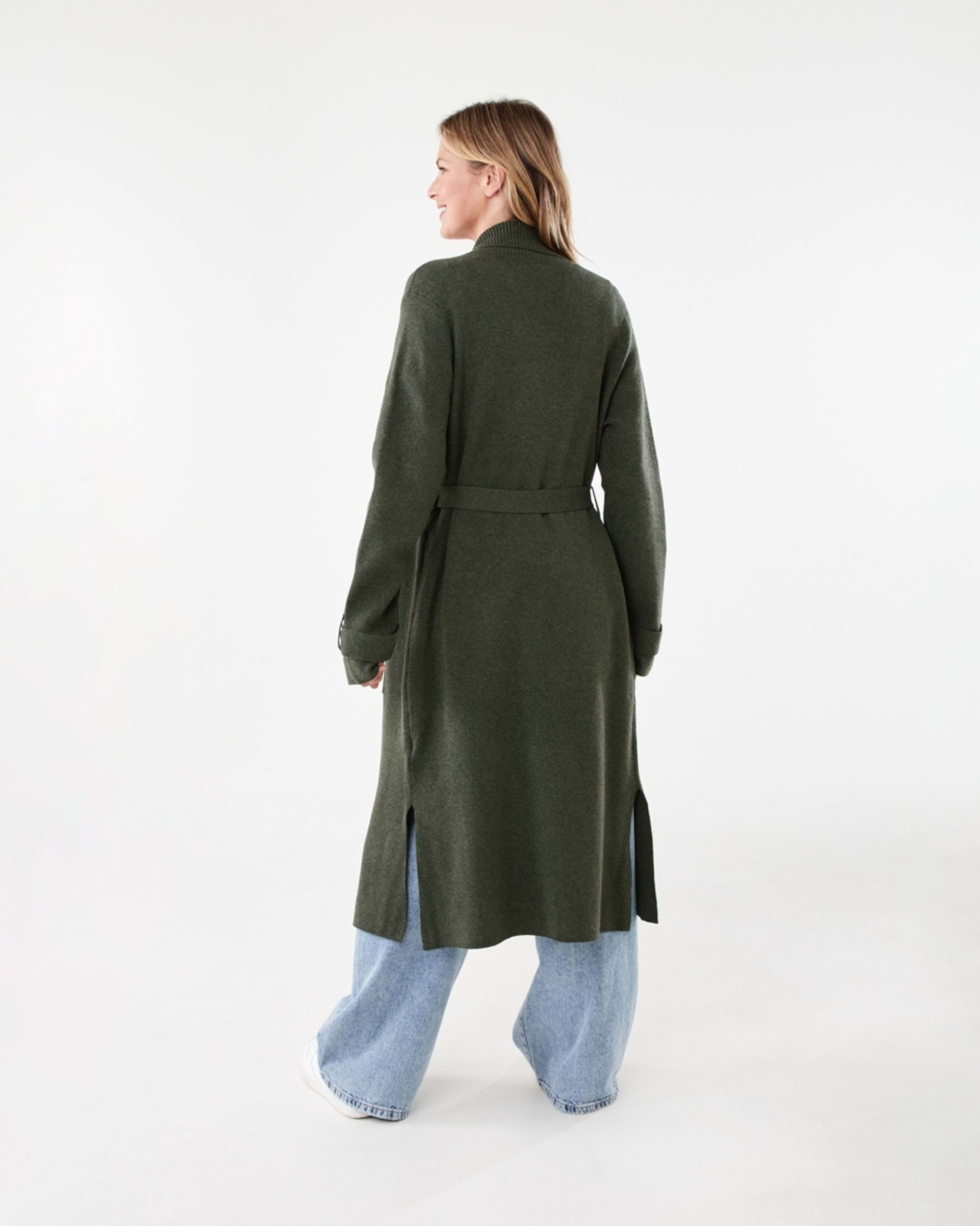 4 Trench Coatigan Grn Olive, 4 of 9