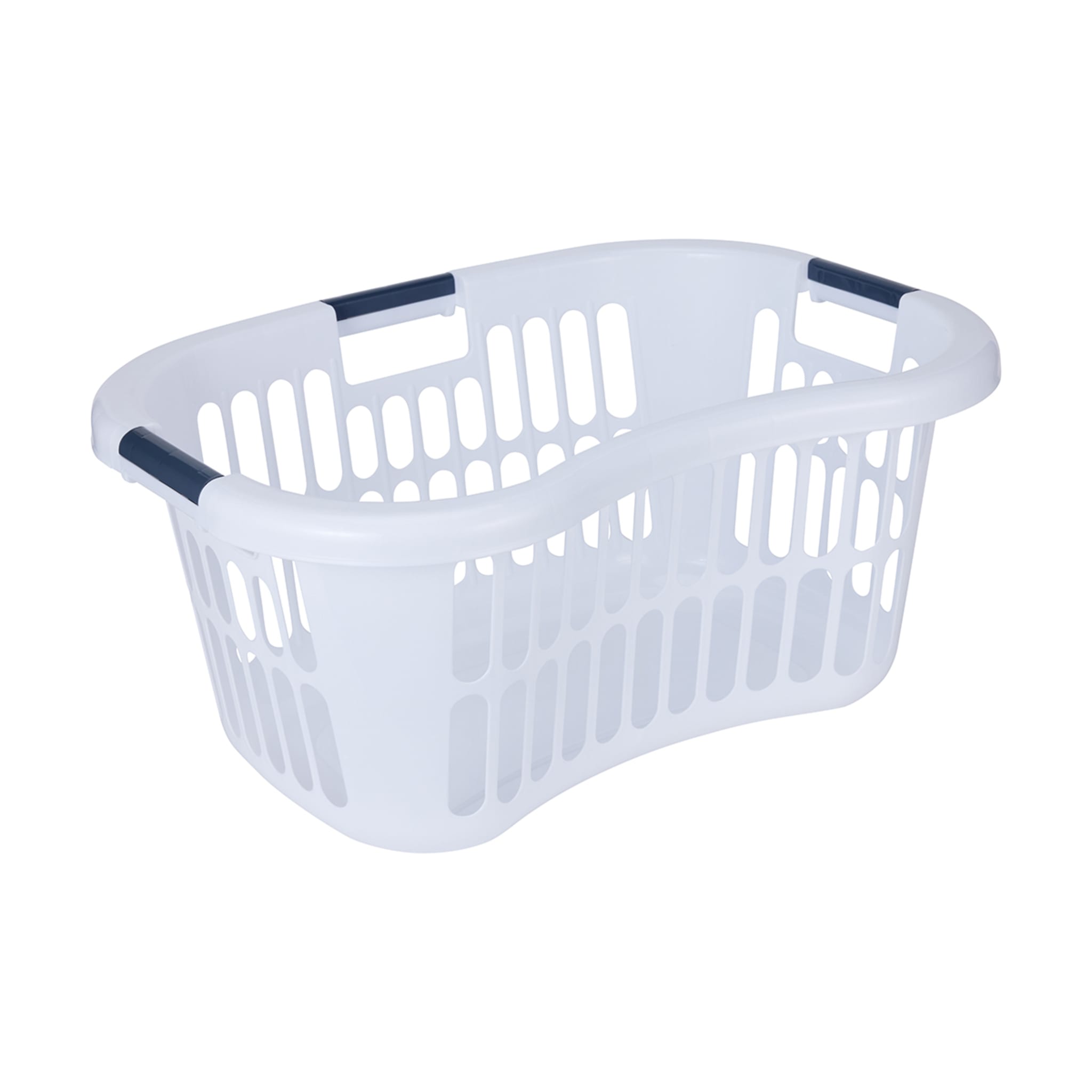 Hip Hugger Laundry Basket White Kmart