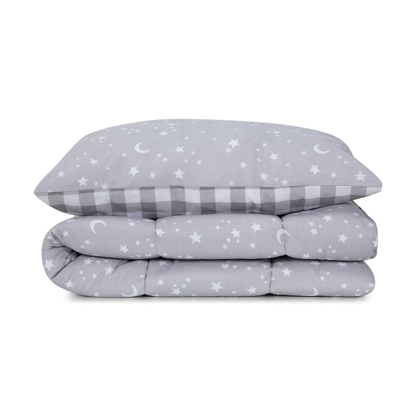 Cotton Cover Cot Comforter Set Star Kmart