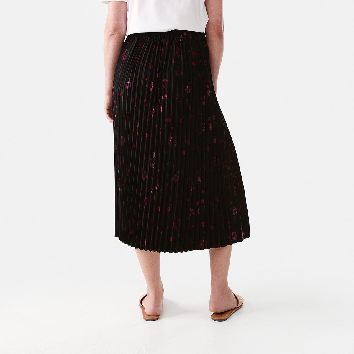 Pleated Midi Skirt Kmart