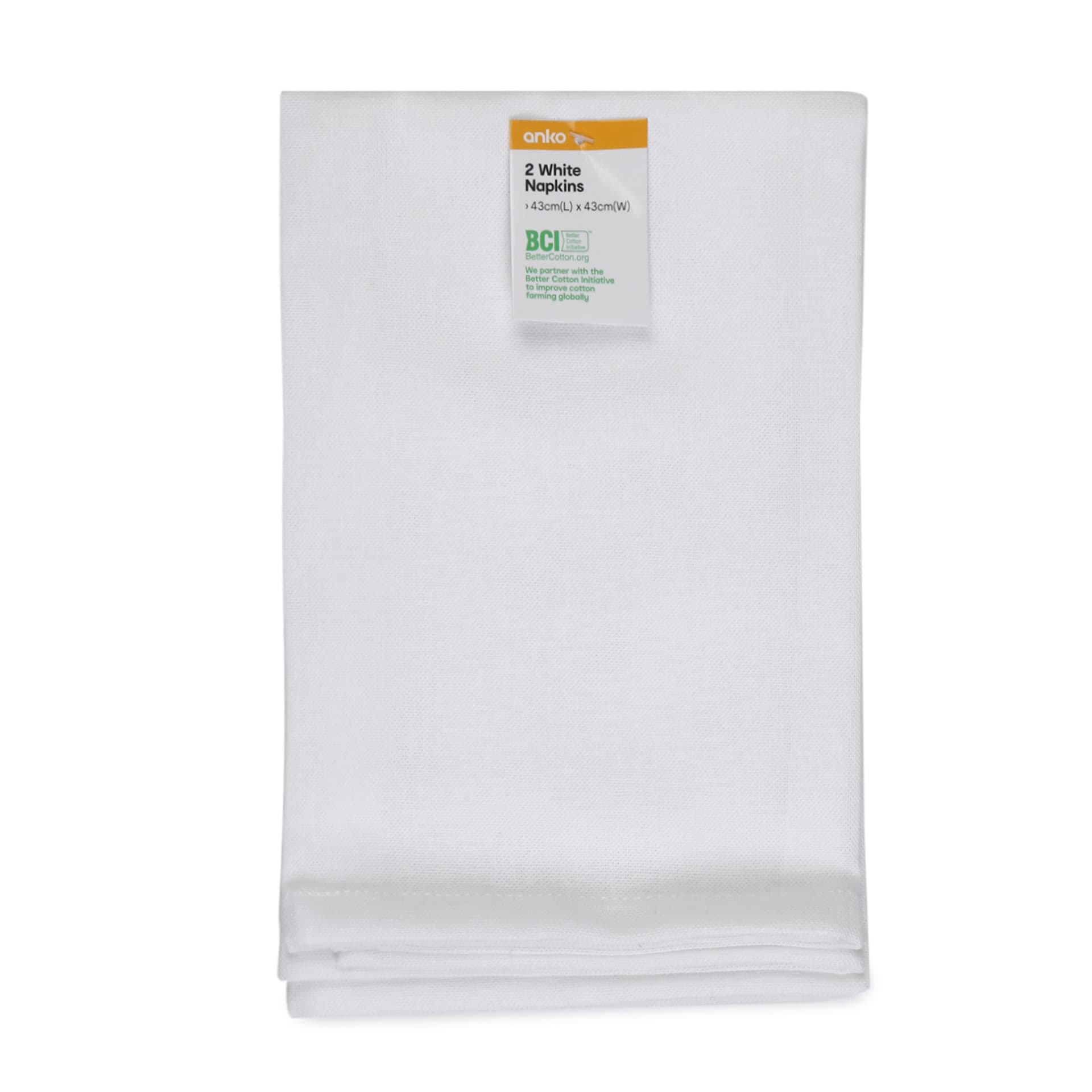 2 Pack White Napkins Kmart