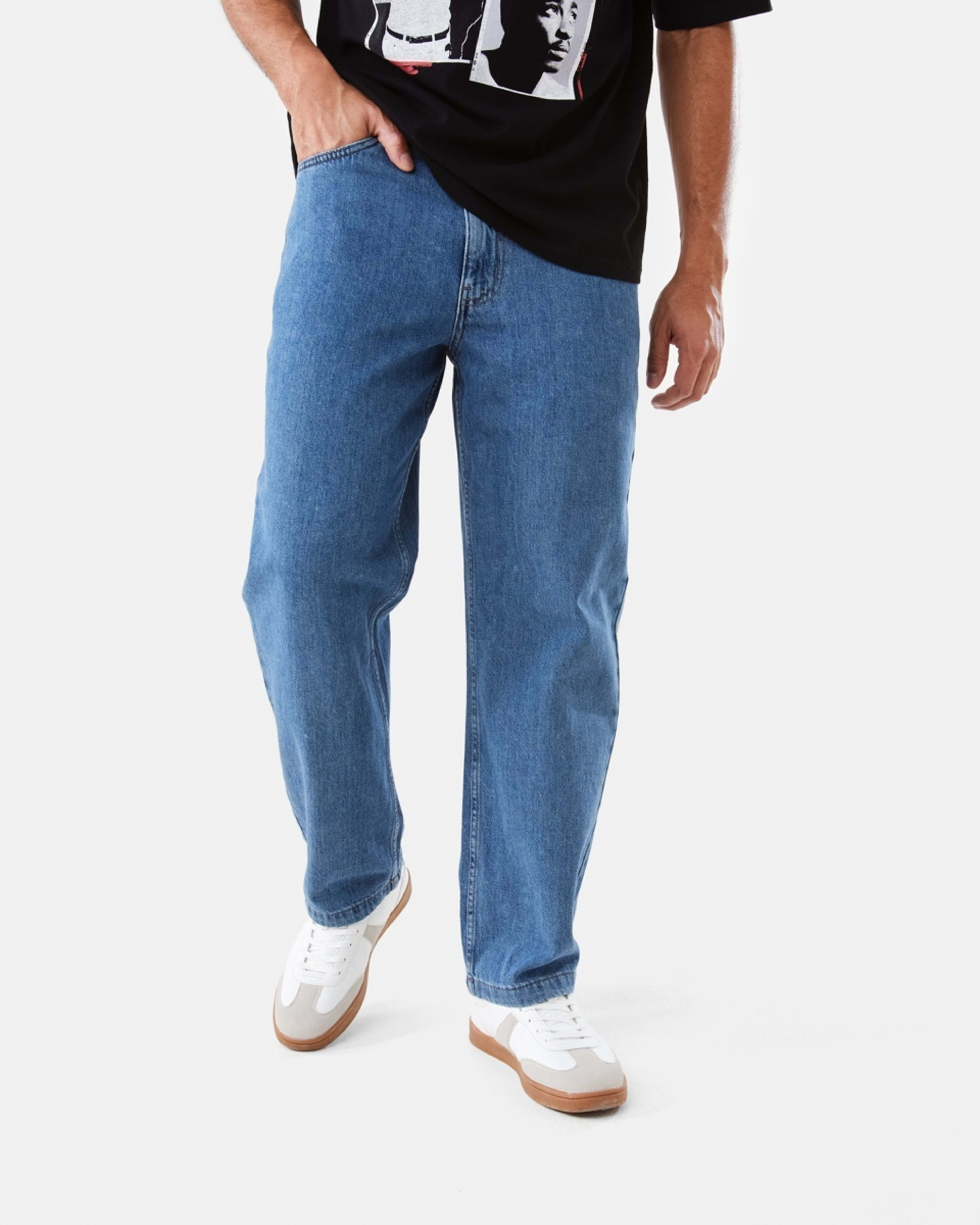 1 Relaxed Jeans MID WASH, 1 of 7