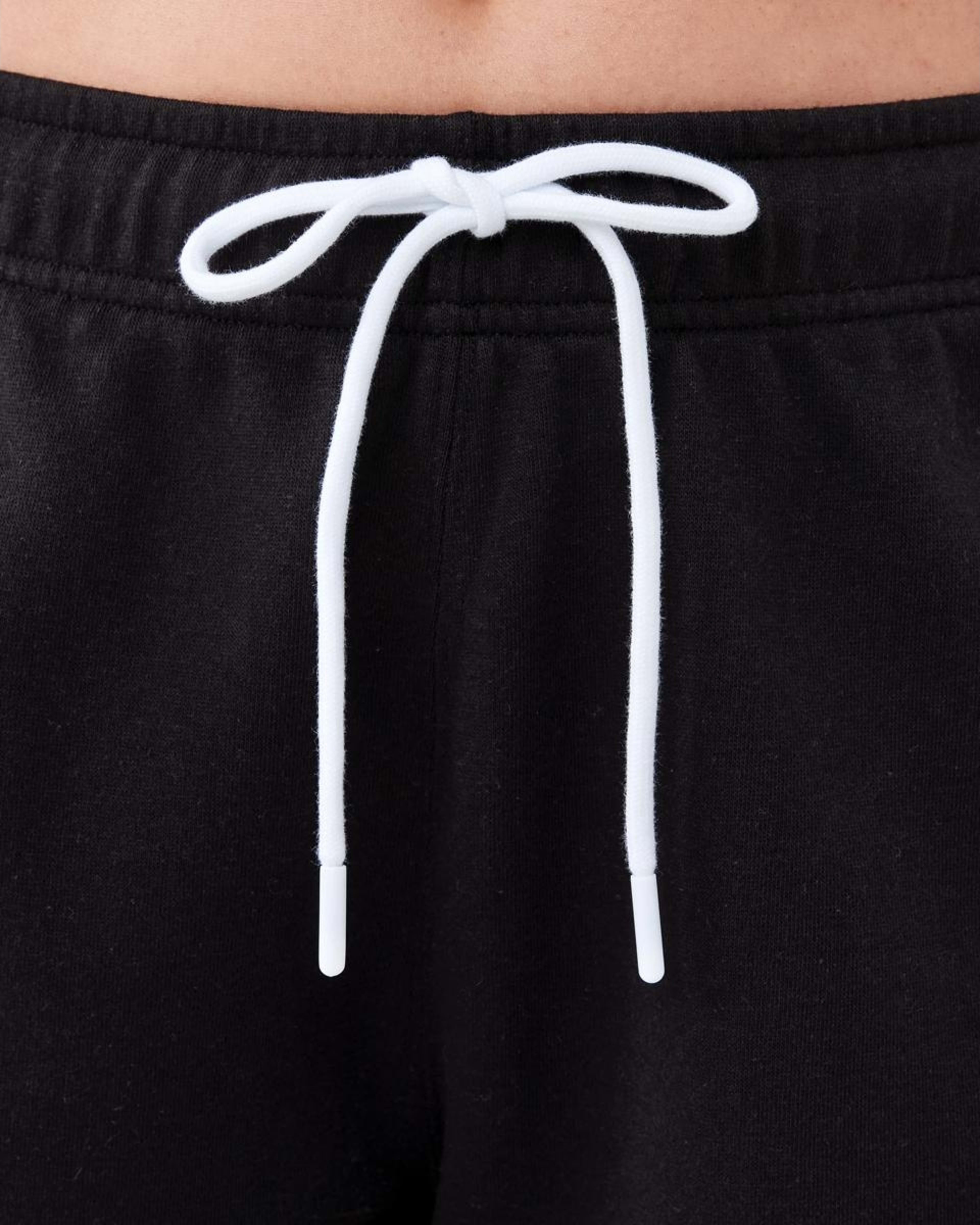 4 Active Womens Terry Sport Shorts Black, 4 of 6